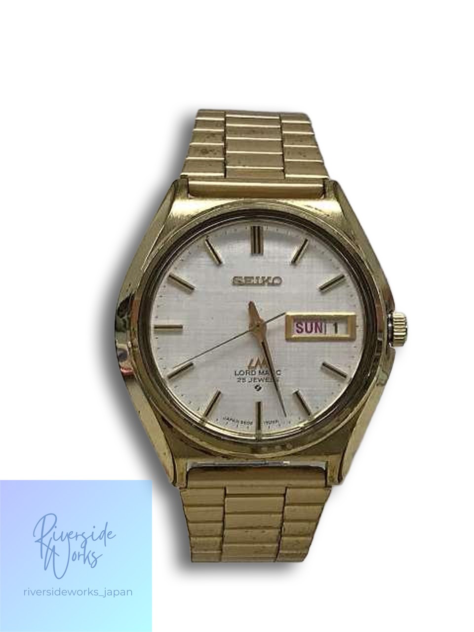 SEIKO LORD MATIC Automatic Watch 5606-7010 As-Is