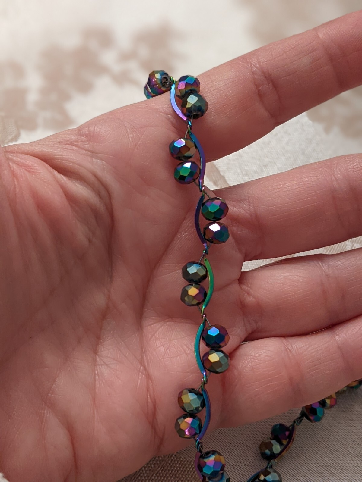 Ladies/Teen Sparkle With Color 18 In Necklace With Crystals And Metal