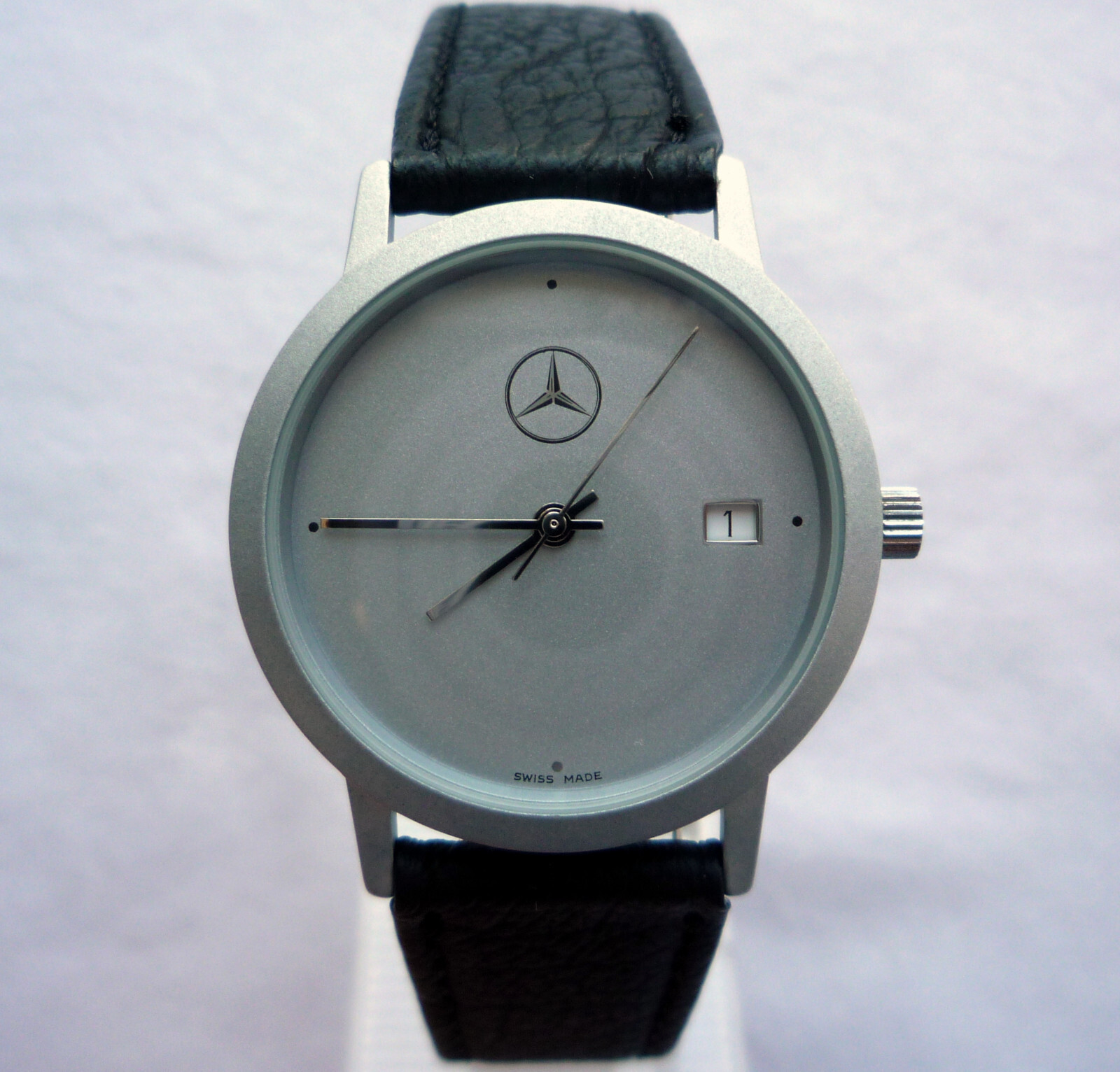 Mercedes Benz Vintage Classic Car Accessory Sport Basic Design Swiss Made Watch