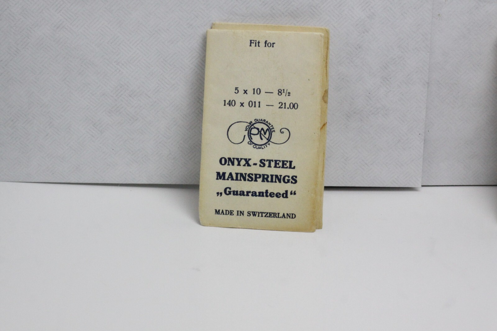 ONYX-STEEL FOR 5X10X9.5 39R