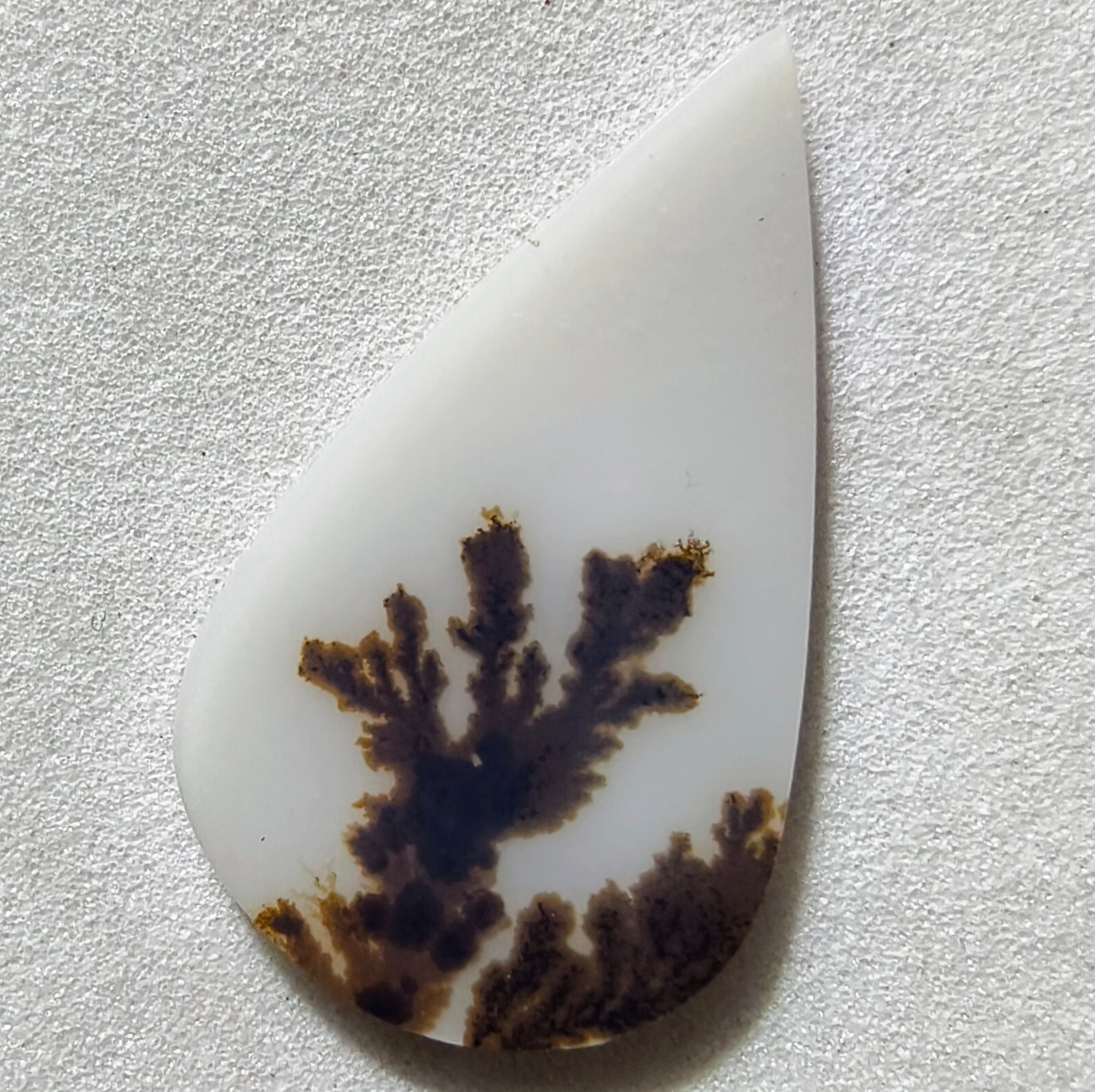 6.40 Cts Natural Shazar Dendritic Agate Cabochon Gemstone 25.6×14.9×2 MM 259