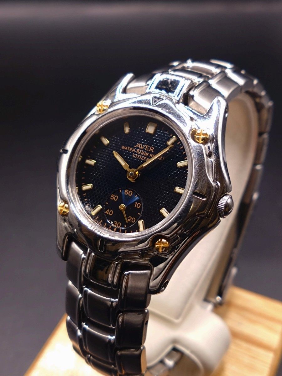 [EXC++] CITIZEN AVER 6040-K08480 Small Seconds Quartz Ladies Watch Japan