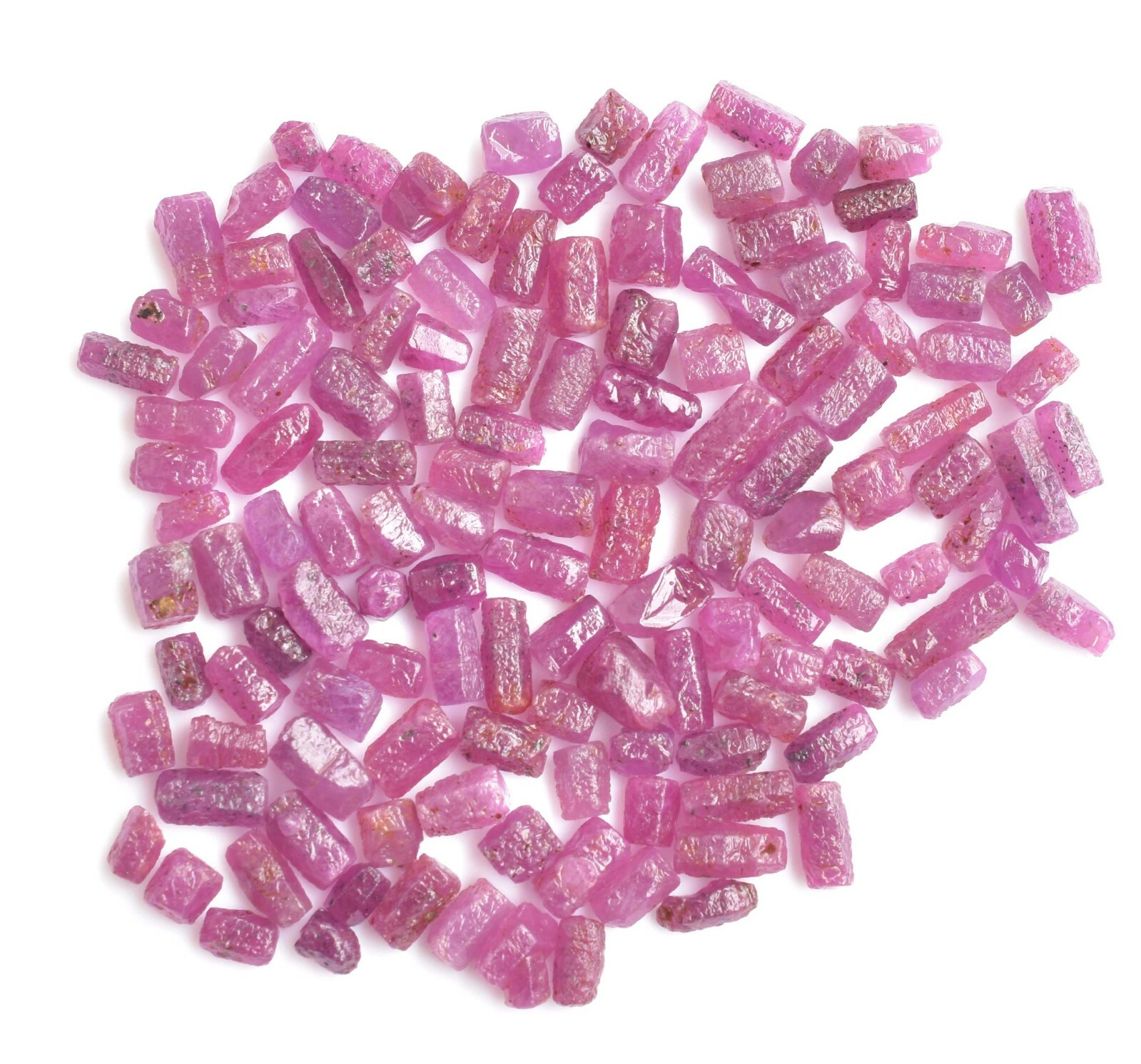 100.00% Natural Burma Reddish Pink Ruby Earth-Mined Loose Rough Lot 300.00 Ct