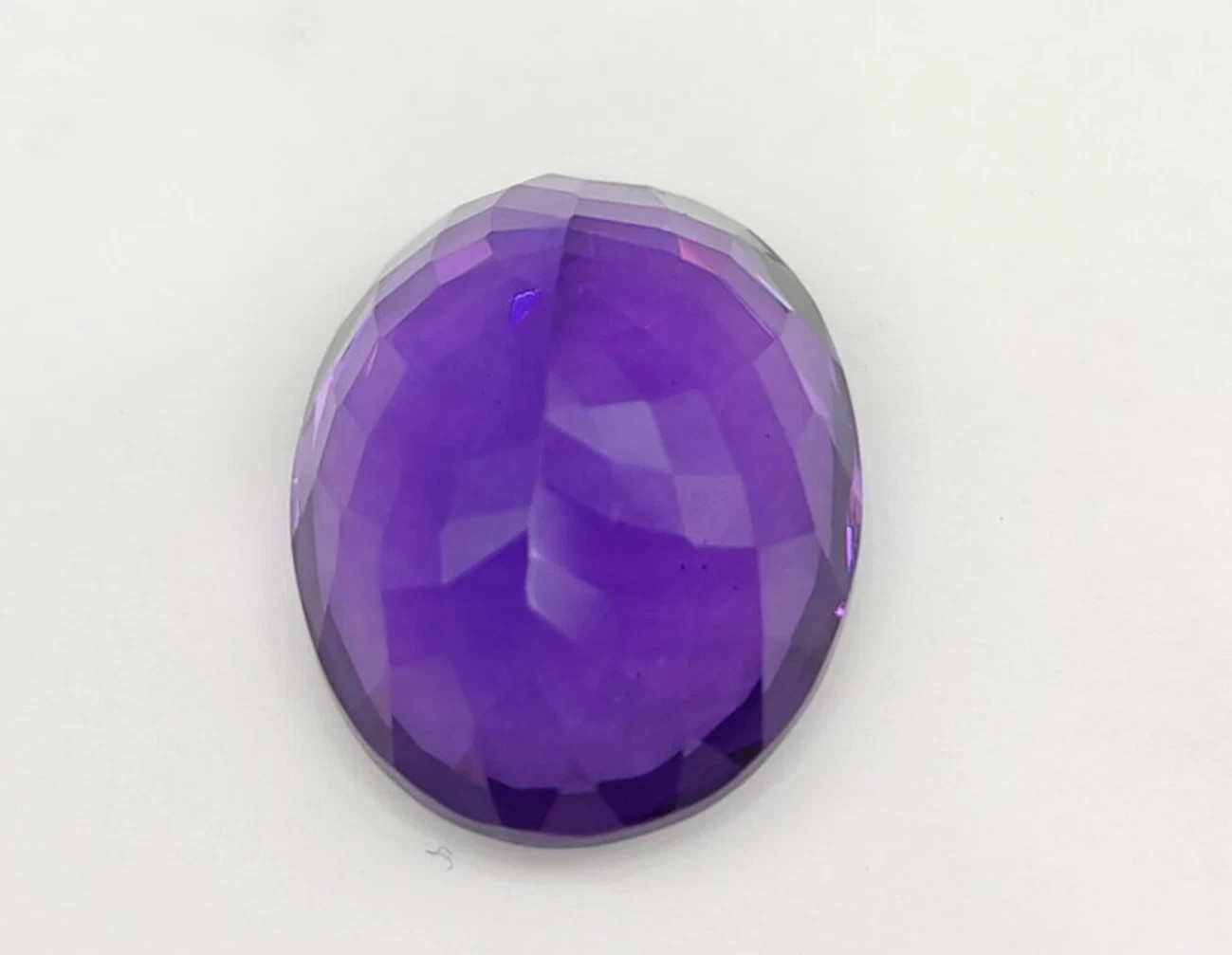 75 Ct Natural Amethyst Oval Cut Purple Gemstone Certified Loose Gemstone