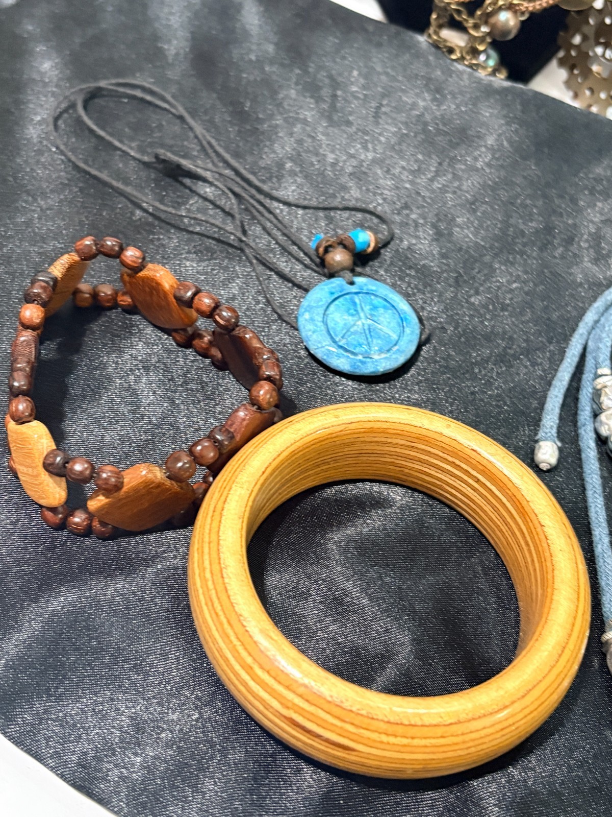 Boho Costume Jewelry Lot 12 Pieces Necklaces Bracelets Earrings Turquoise Look