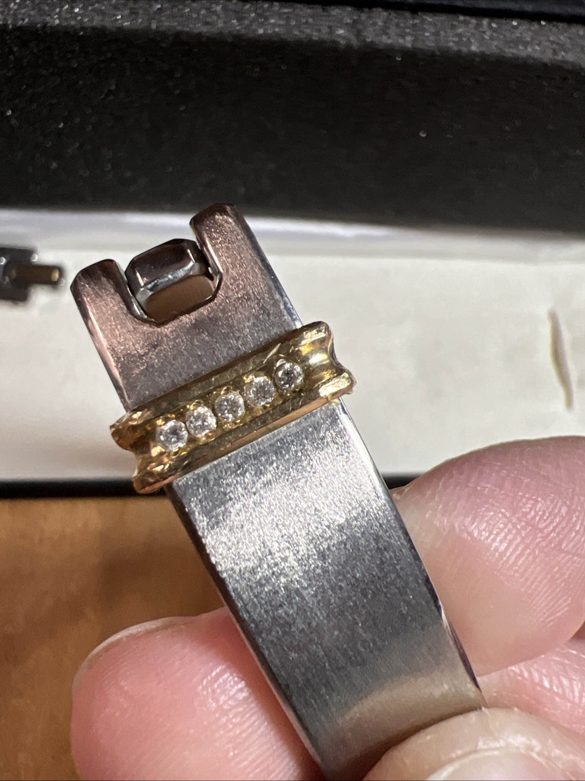 Stainless Steel 14k with Diamonds Men’s Bracelet