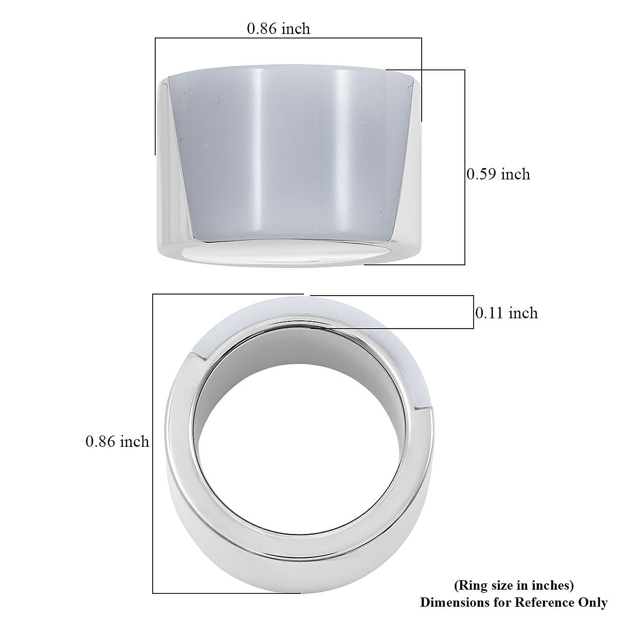 Calvin Klein Distinct Ring in Stainless Steel (Size 6.0)