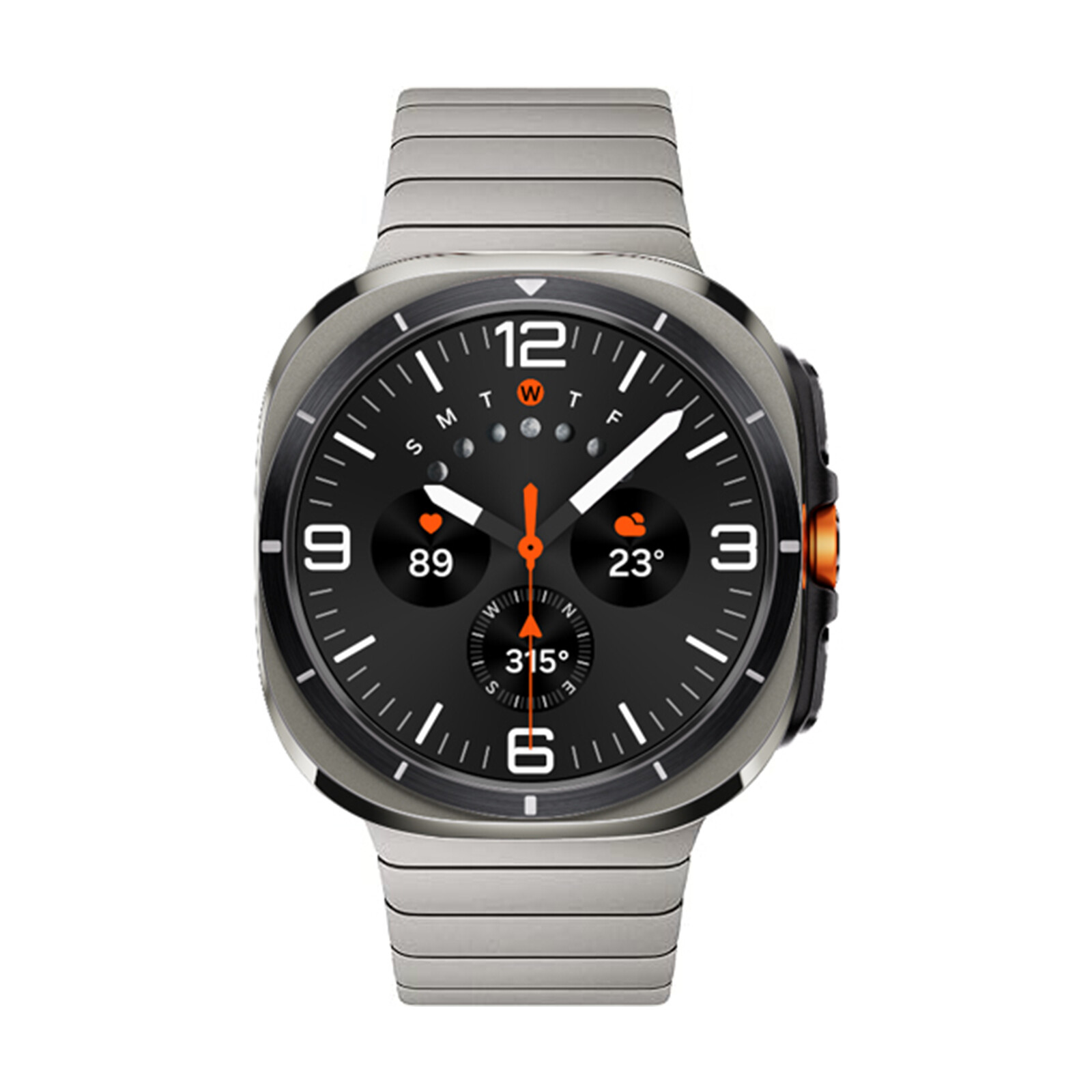 Rugged Titanium Alloy or Stainless Steel Metal Band For Galaxy Watch Ultra 47mm