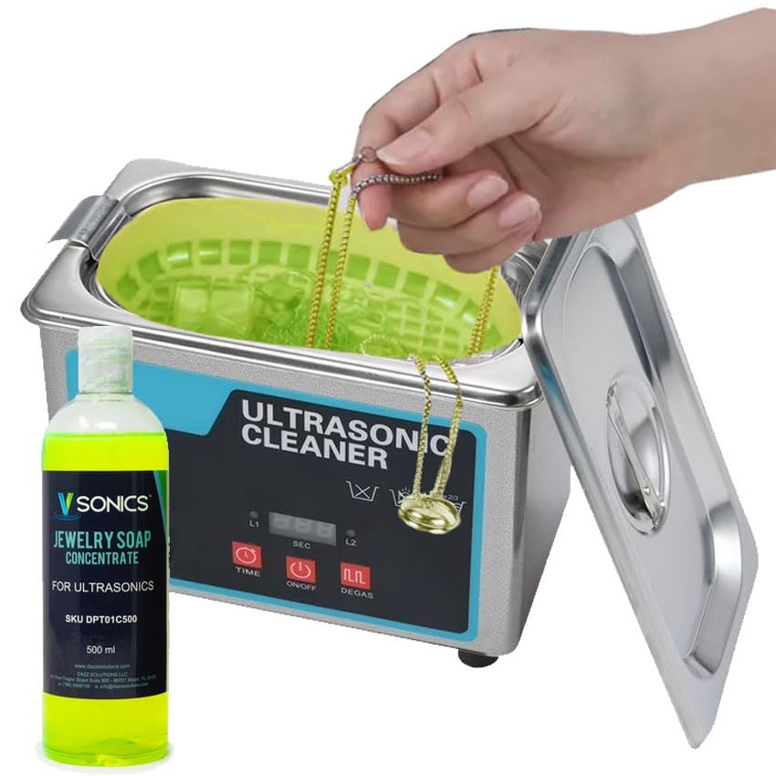 V-Sonics 500ml Professional Jewelry Soap for Ultrasonic Cleaning & Tumbling P…