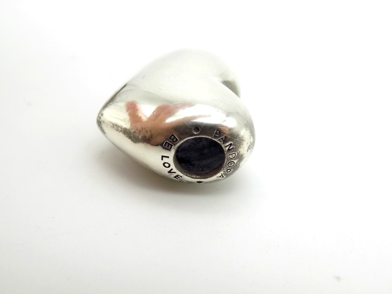 Authentic PANDORA Brand 925 Be Love Engravable Heart Charm