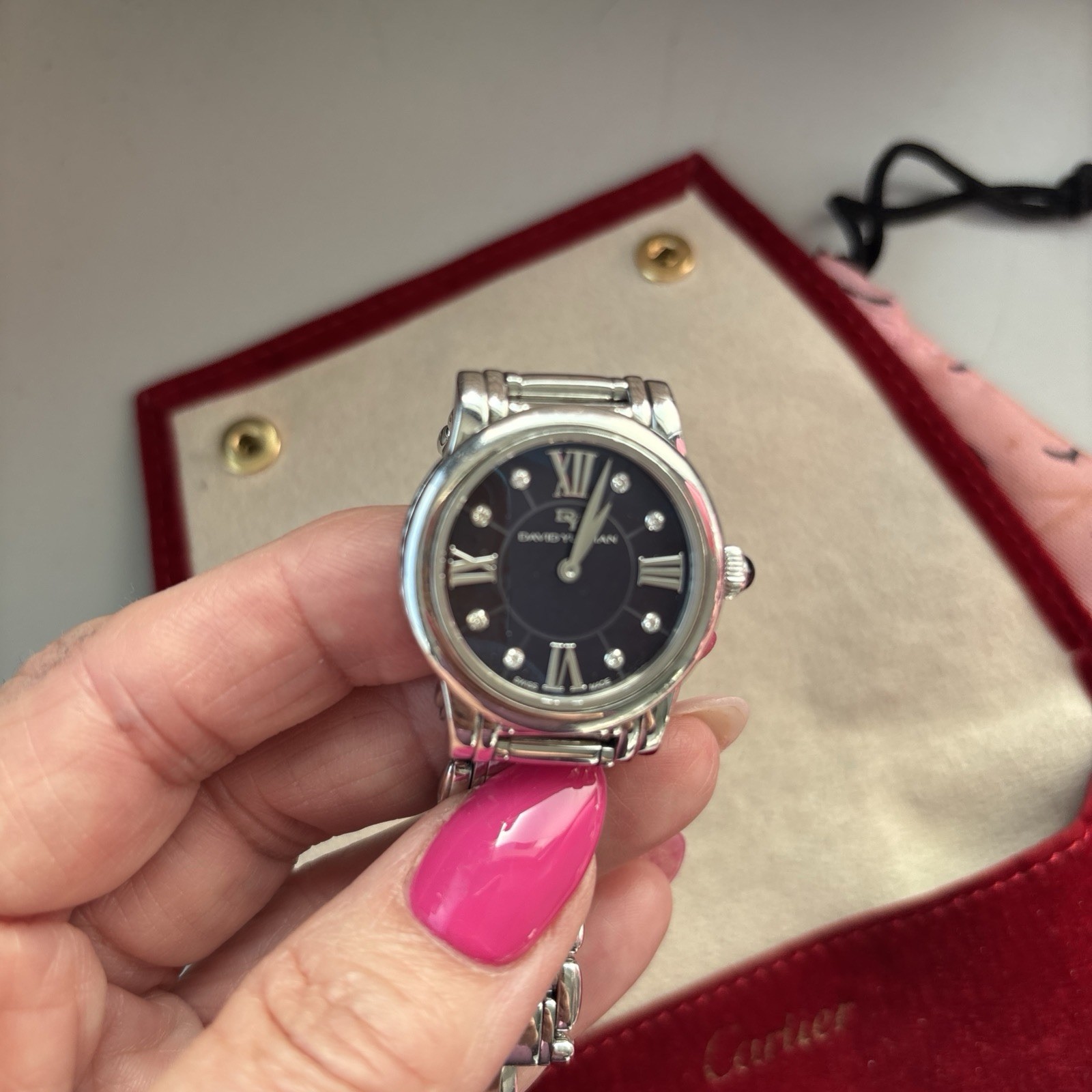 David Yurman Women’s Watch Stainless Steel with Diamonds