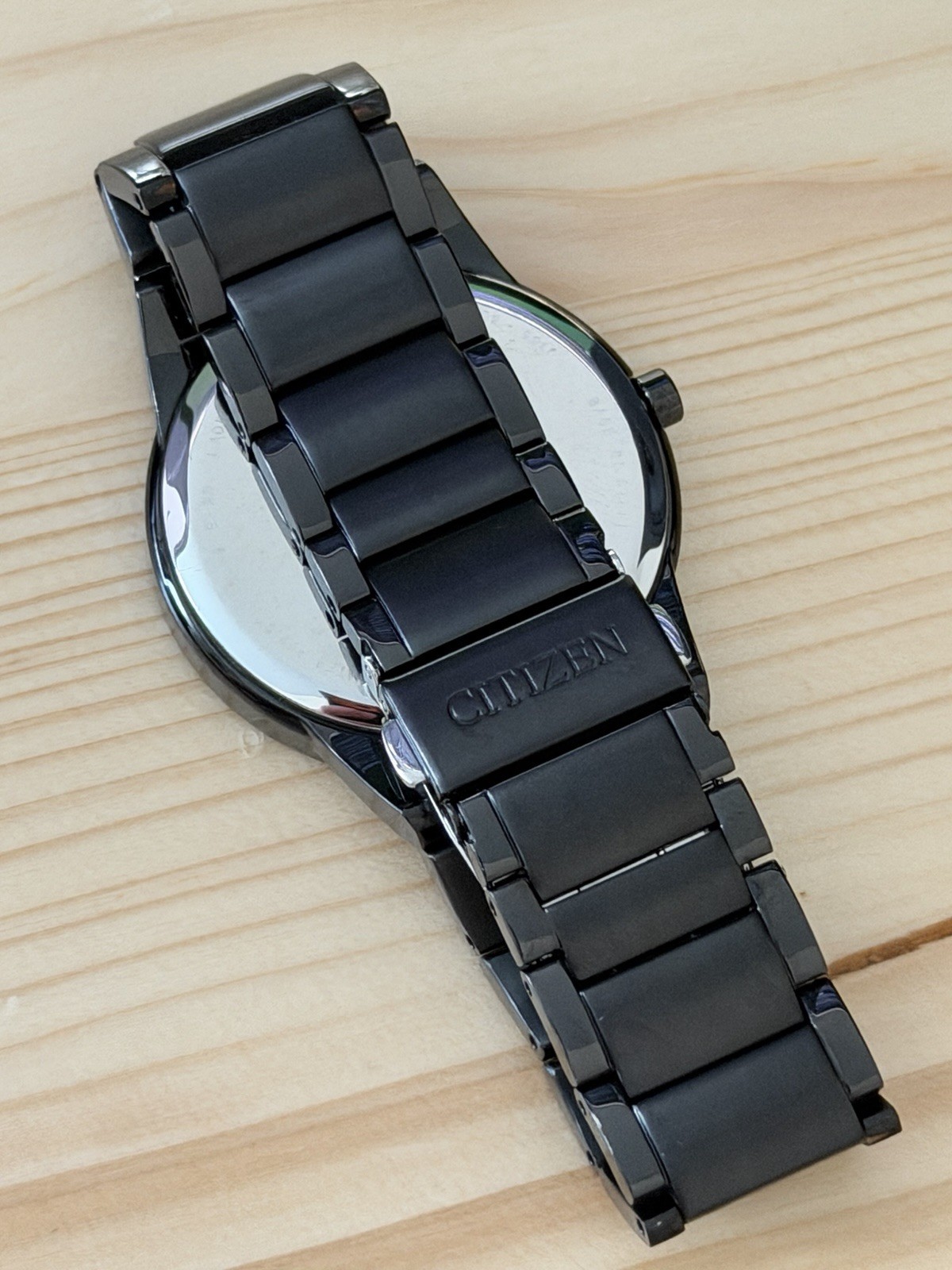 Citizen Eco-Drive Axiom All Blackout 40mm Watch AU106558E – Fits 7.5″ Wrist