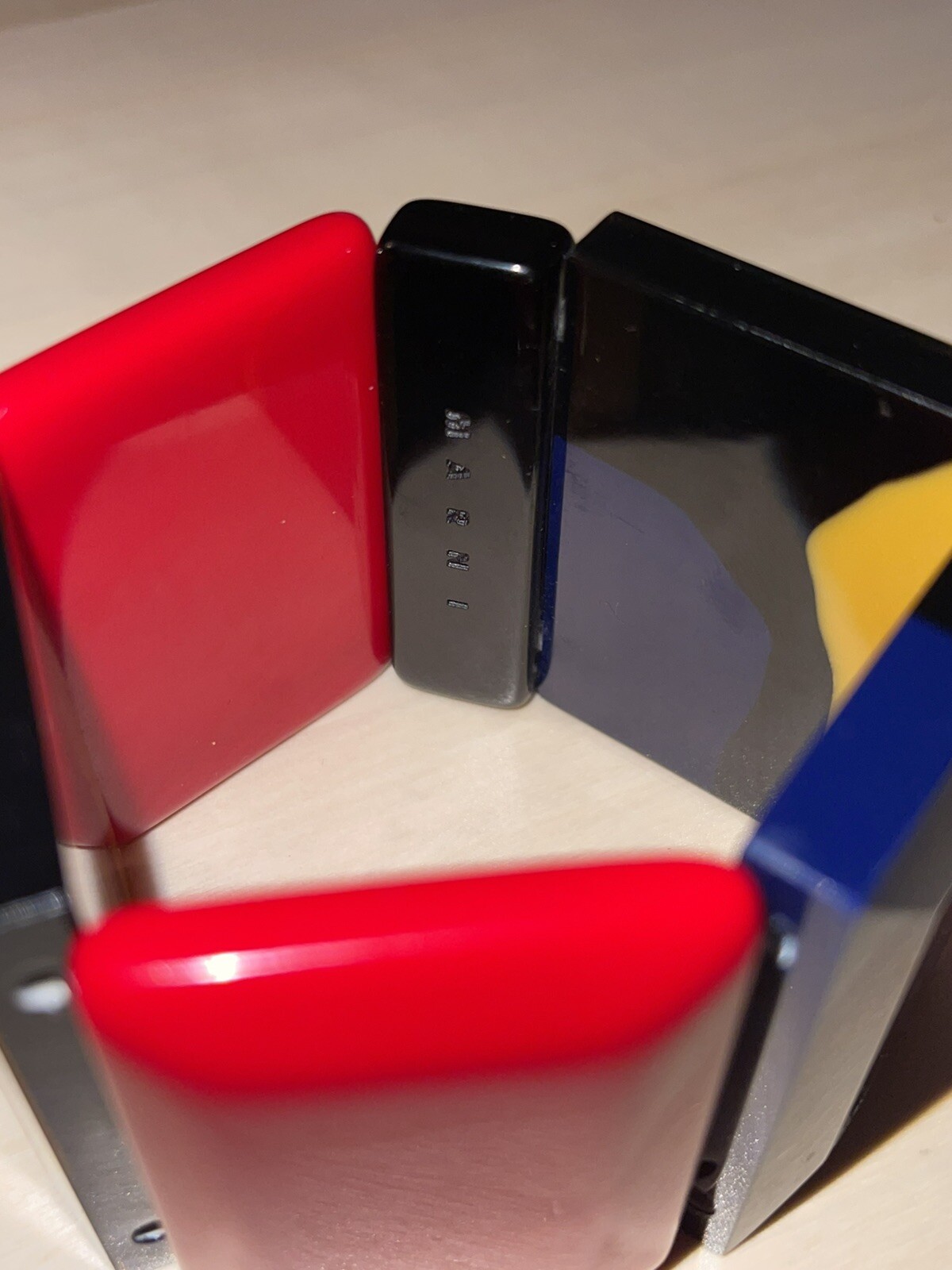 Authentic MARNI Resin Bracelet Stretchable Black/multicolour