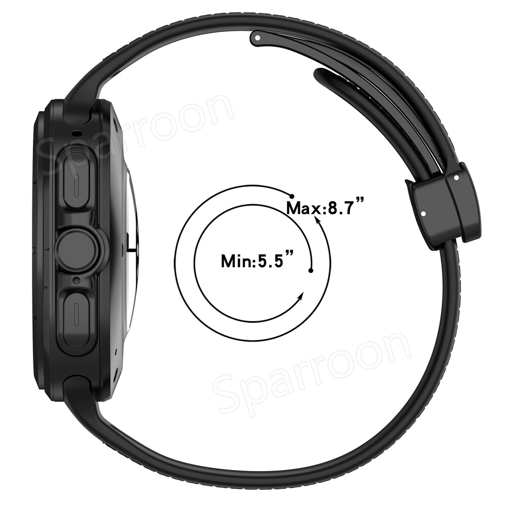 Magnetic Silicone Leather Strap Watch Band For Samsung Galaxy Watch 7 Ultra 47mm