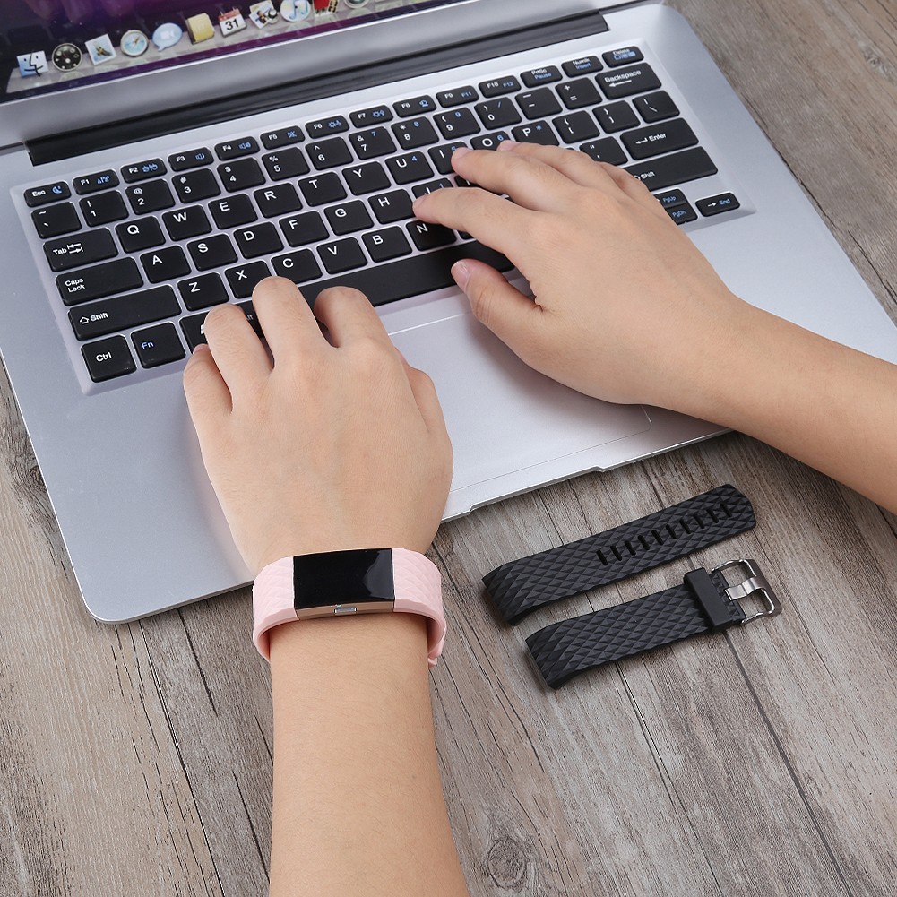 For Fitbit Charge 2 Strap Replacement Silicone Watch Band Fitness Wristband