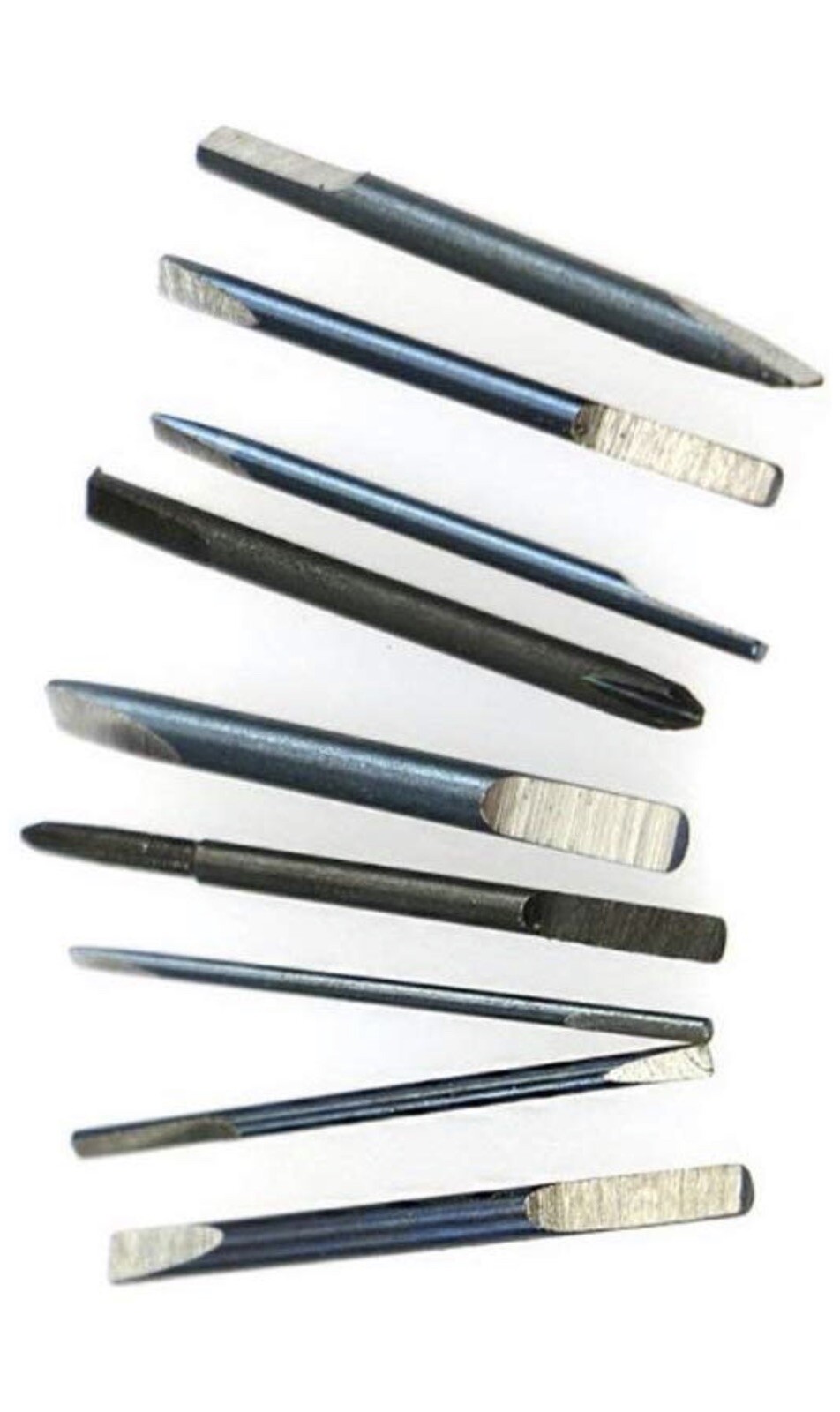 9 Pcs slotted screwdriver for RLX Rolex steel band screwtube parts tools
