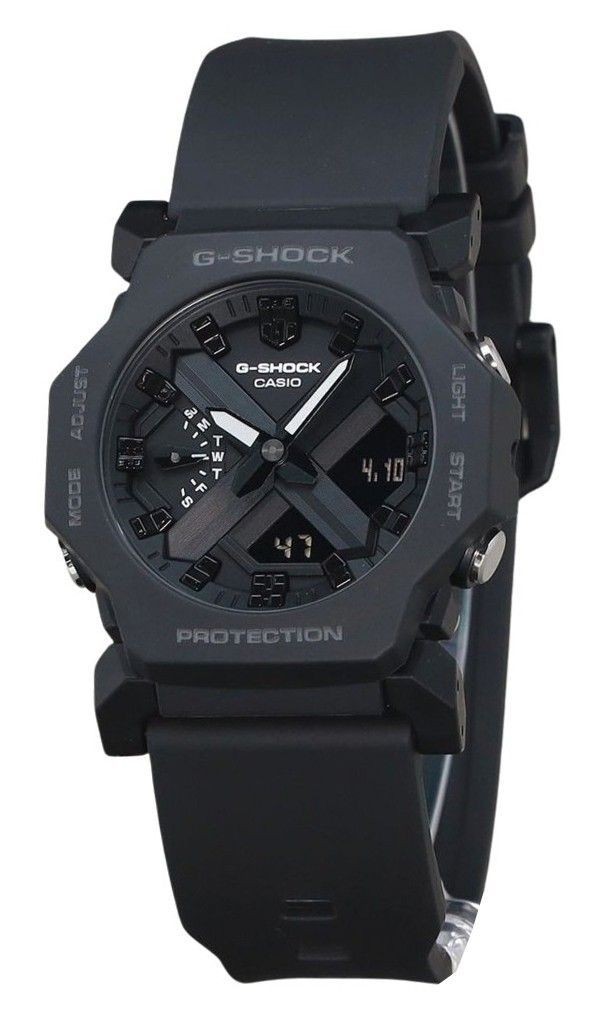 Casio G-Shock Black Dial Sports Resin Strap Quartz 200M GA-2300-1A Men’s Watch