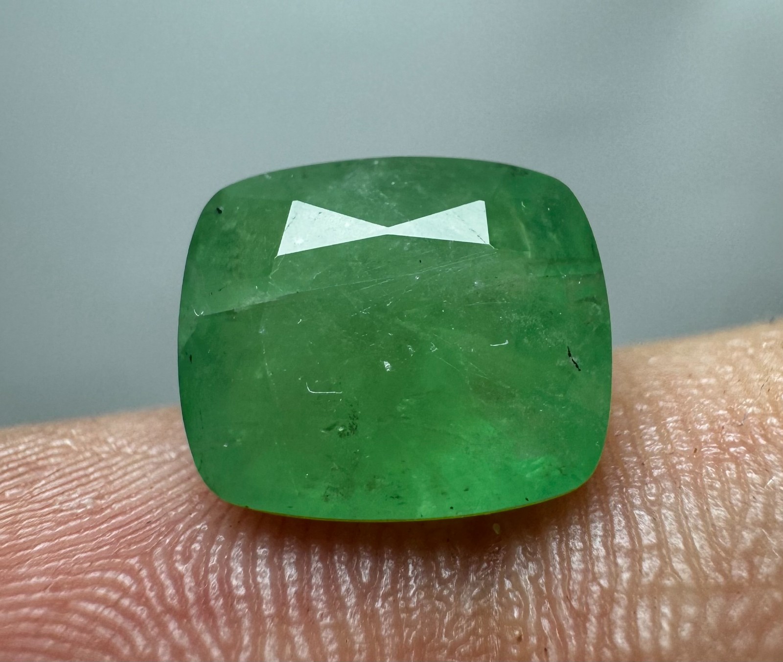 2.80 Carat Rare Transparent Green Hauyne Cut Gemstone From @Afghanistan