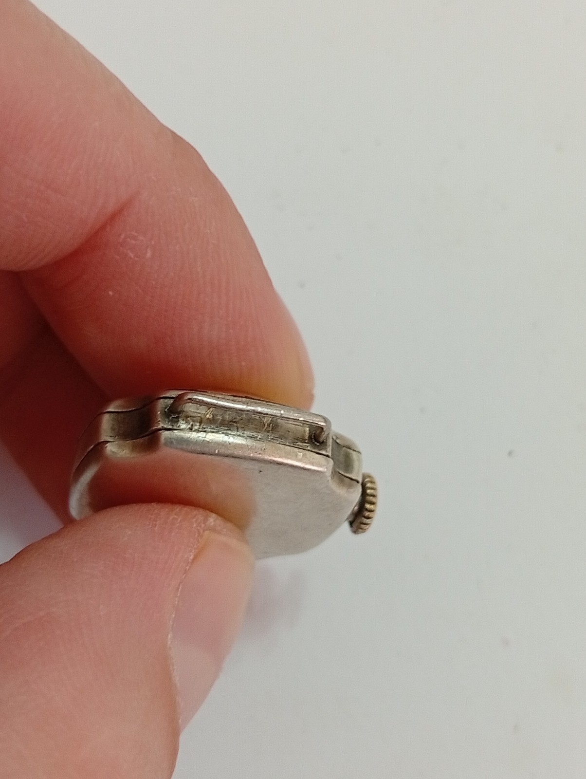 Vintage Rivoli Japan Quartz woman’s Watch – 800 Silver Case – For Parts