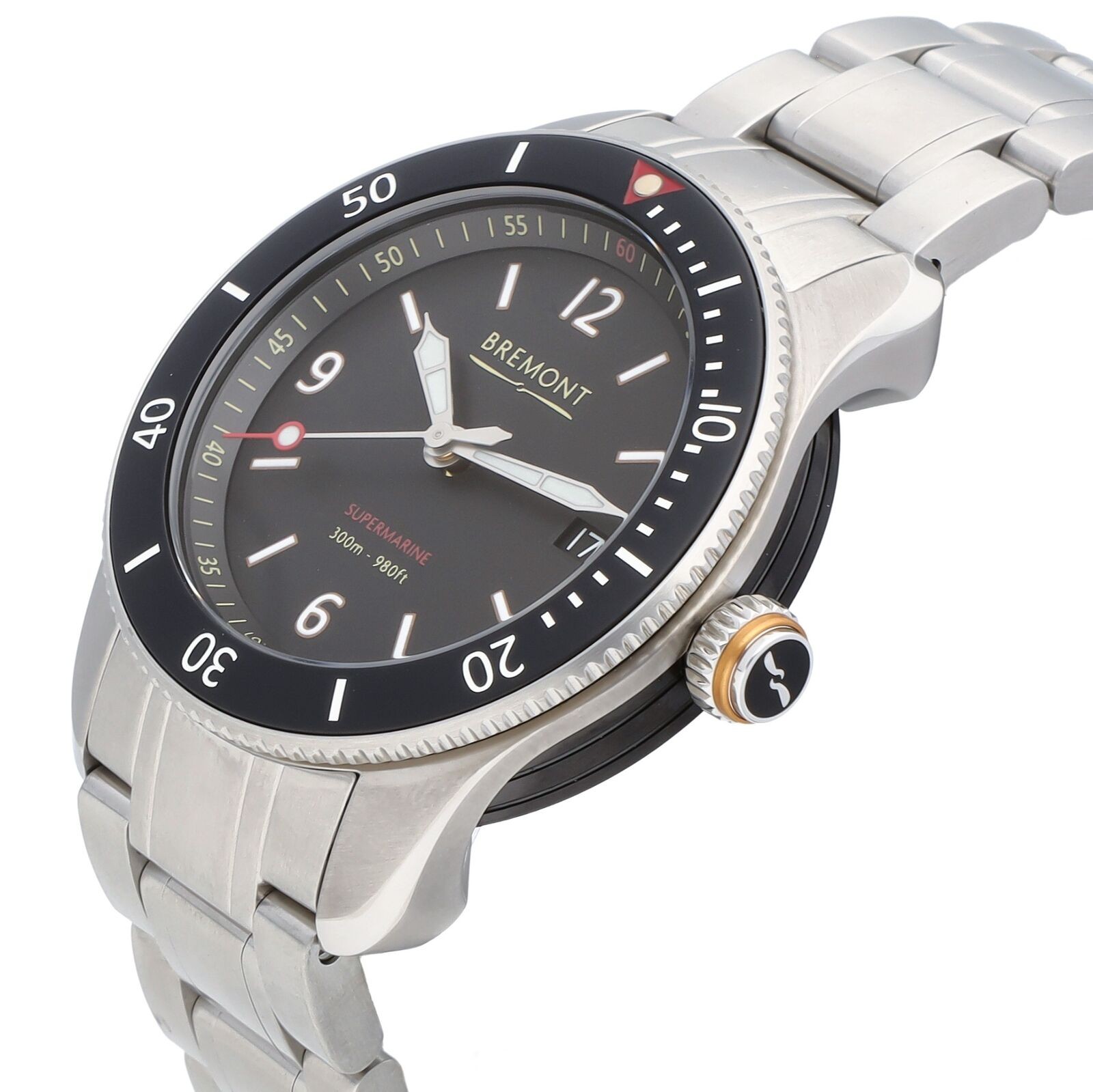 Bremont Supermarine Black Dial 40mm Automatic Men’s Watch S300-BK-B