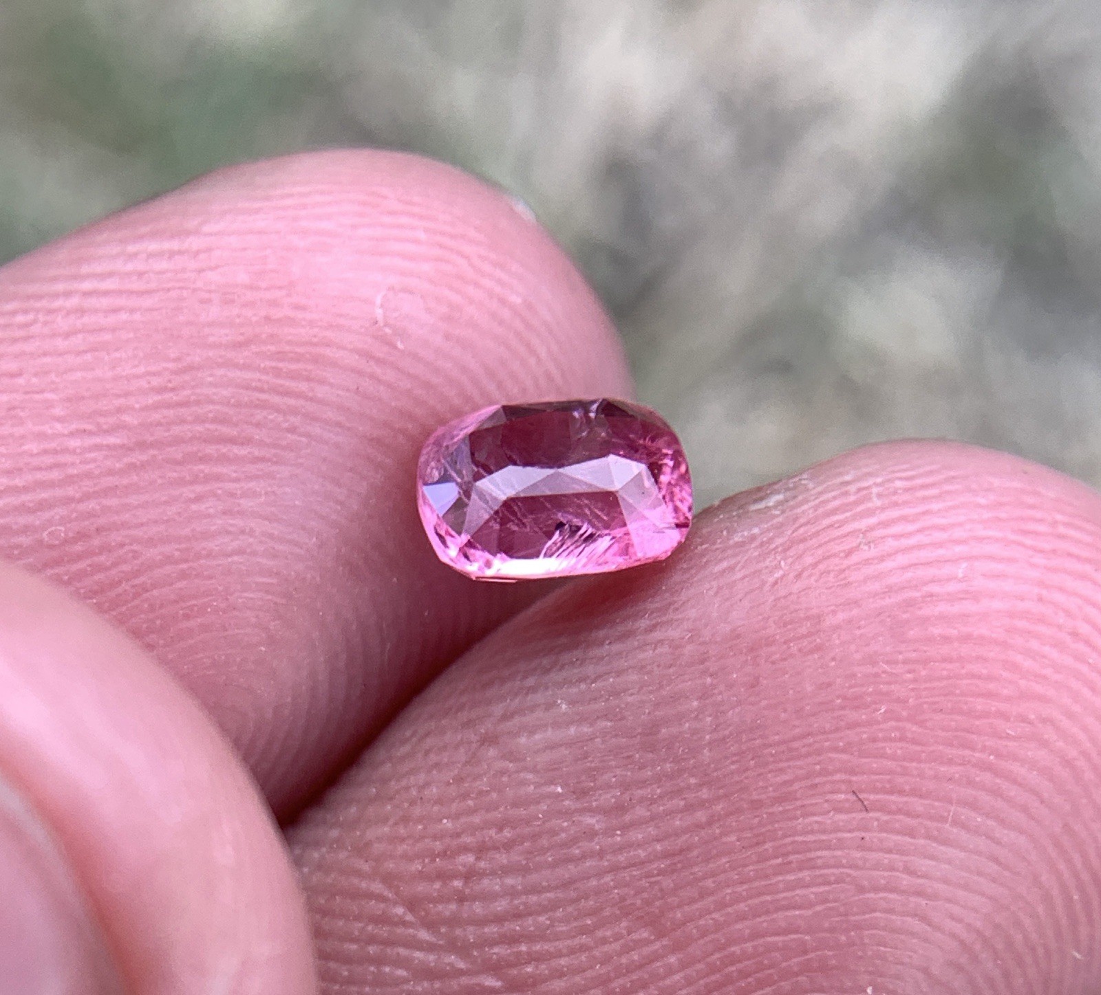 Natural Mahenge Pink Spinel 1.06ct Cushion Cut Tanzania Loose Gemstone