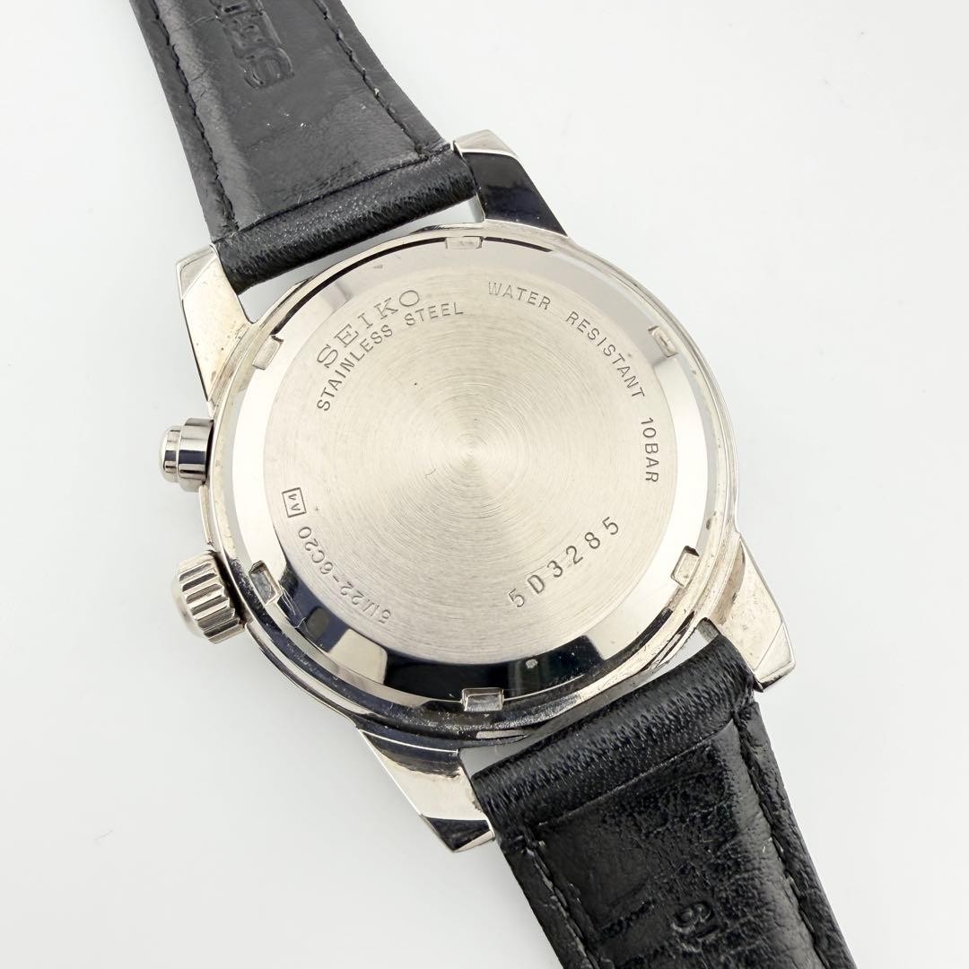 SEIKO SUS AGS 5M22-6C20 39.3 mm Used Watch Men’s Automatic White Dial
