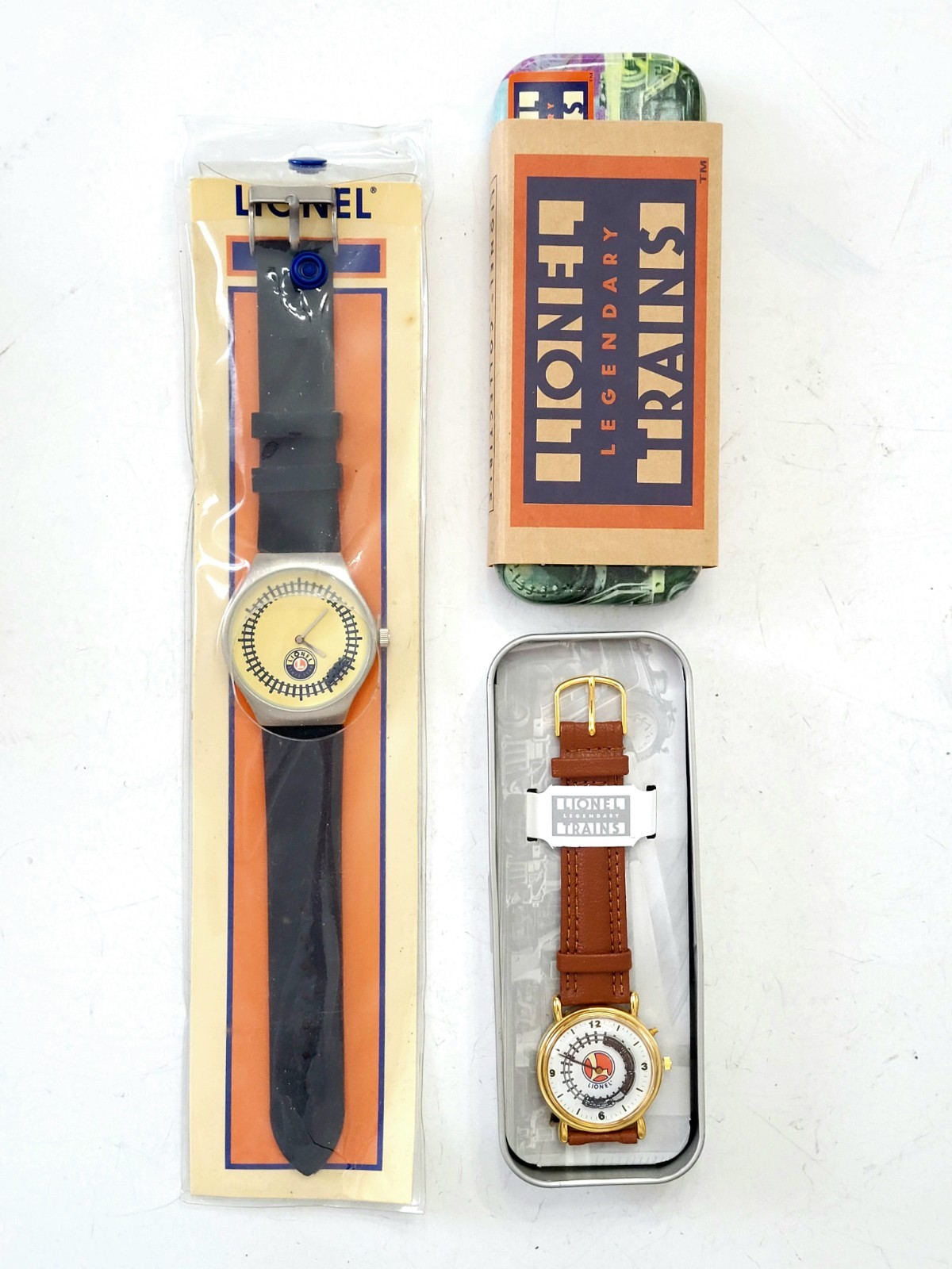 Lot Of 2 Lionel Trains Wristwatch Watches Both NEW IN Packaging SEE PICS