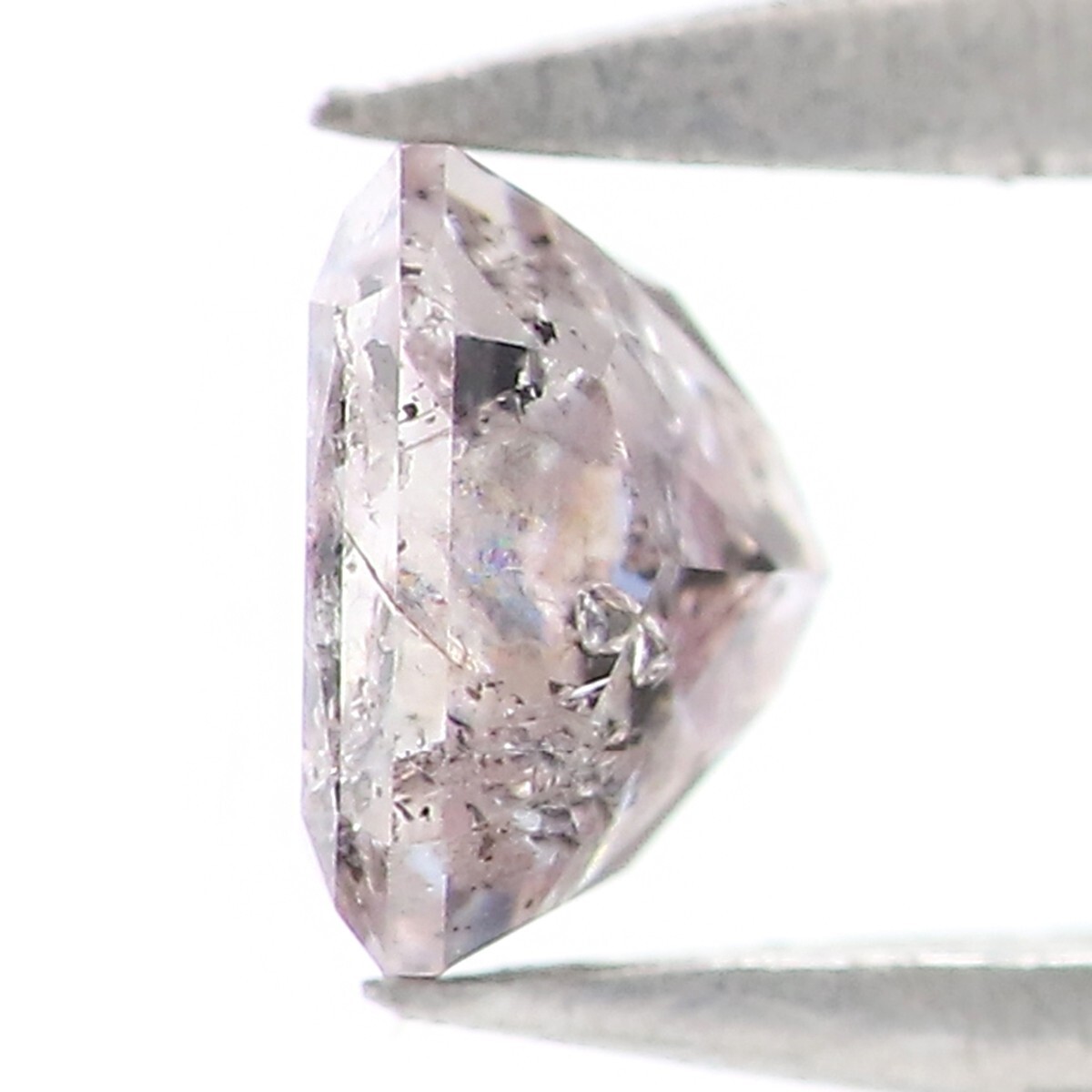 0.32 CT Natural Loose Radiant Shape Diamond 3.85 MM Pink Color Diamond KQ1047