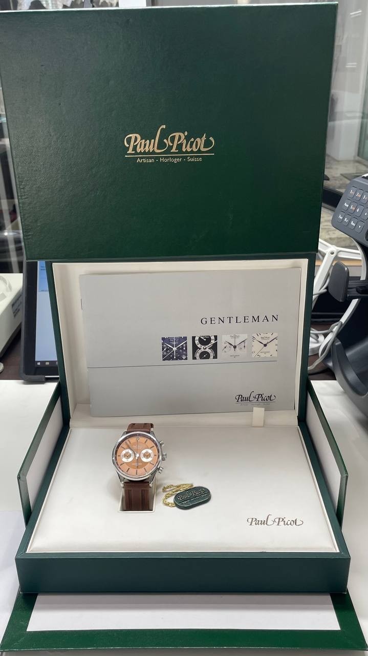 Paul Picot Gentleman 42 Chronograph 4109/1 Brown