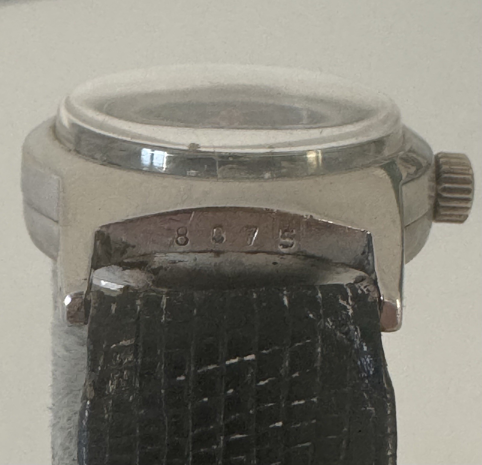 Vintage WWII West End Watch Co Sowar Prima Military Broad Arrow Swiss Watch Runs