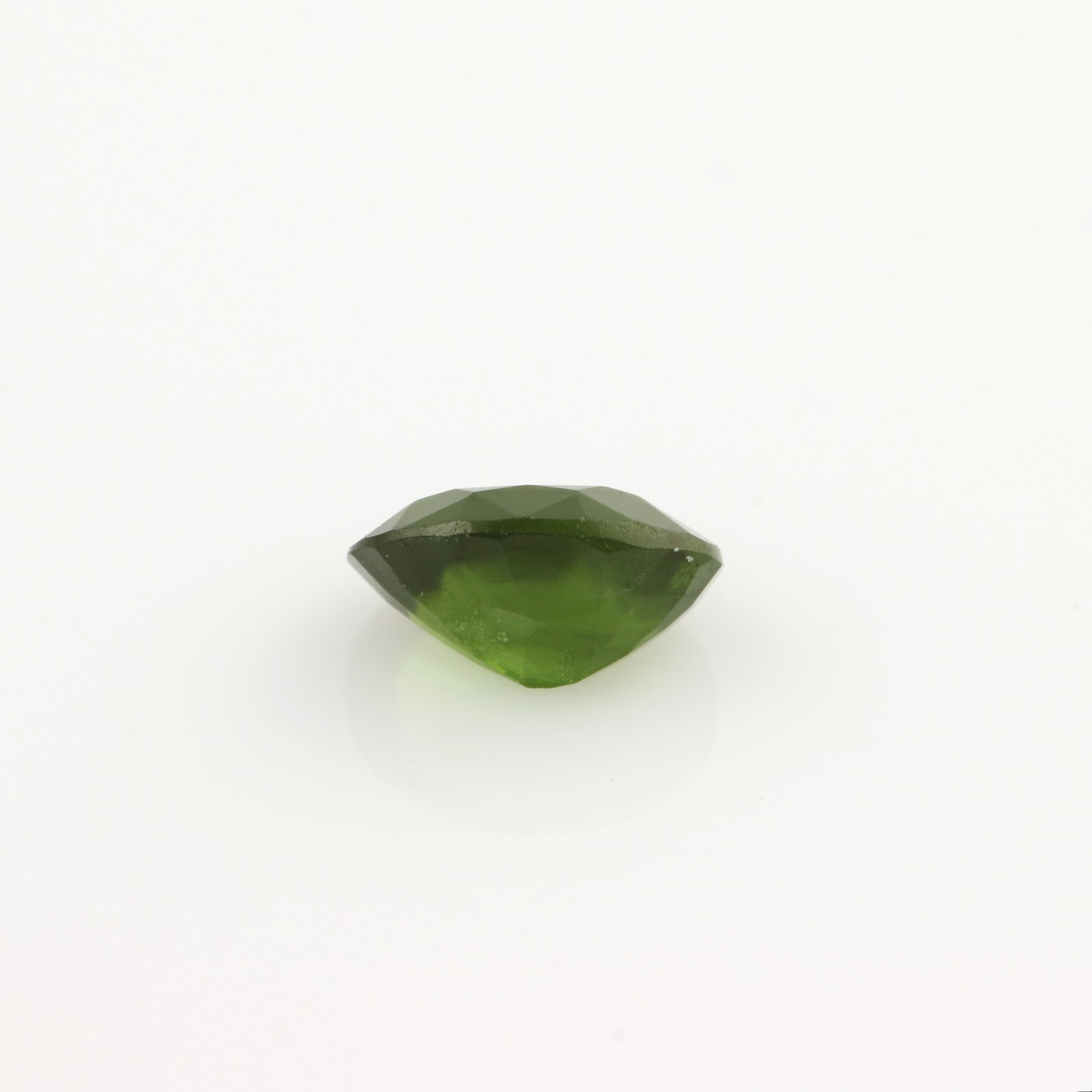 0.65ctw Loose Diopside Gemstone – Oval Green Faceted Genuine 6.40mm x 4.54mm