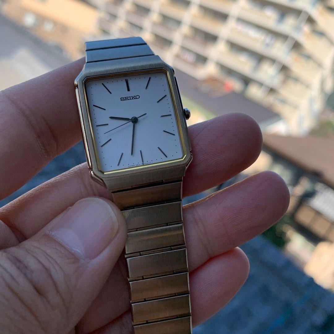 Seiko Session Hard Coated Titanium Case Rare 80s Rare Quartz Excellent condition