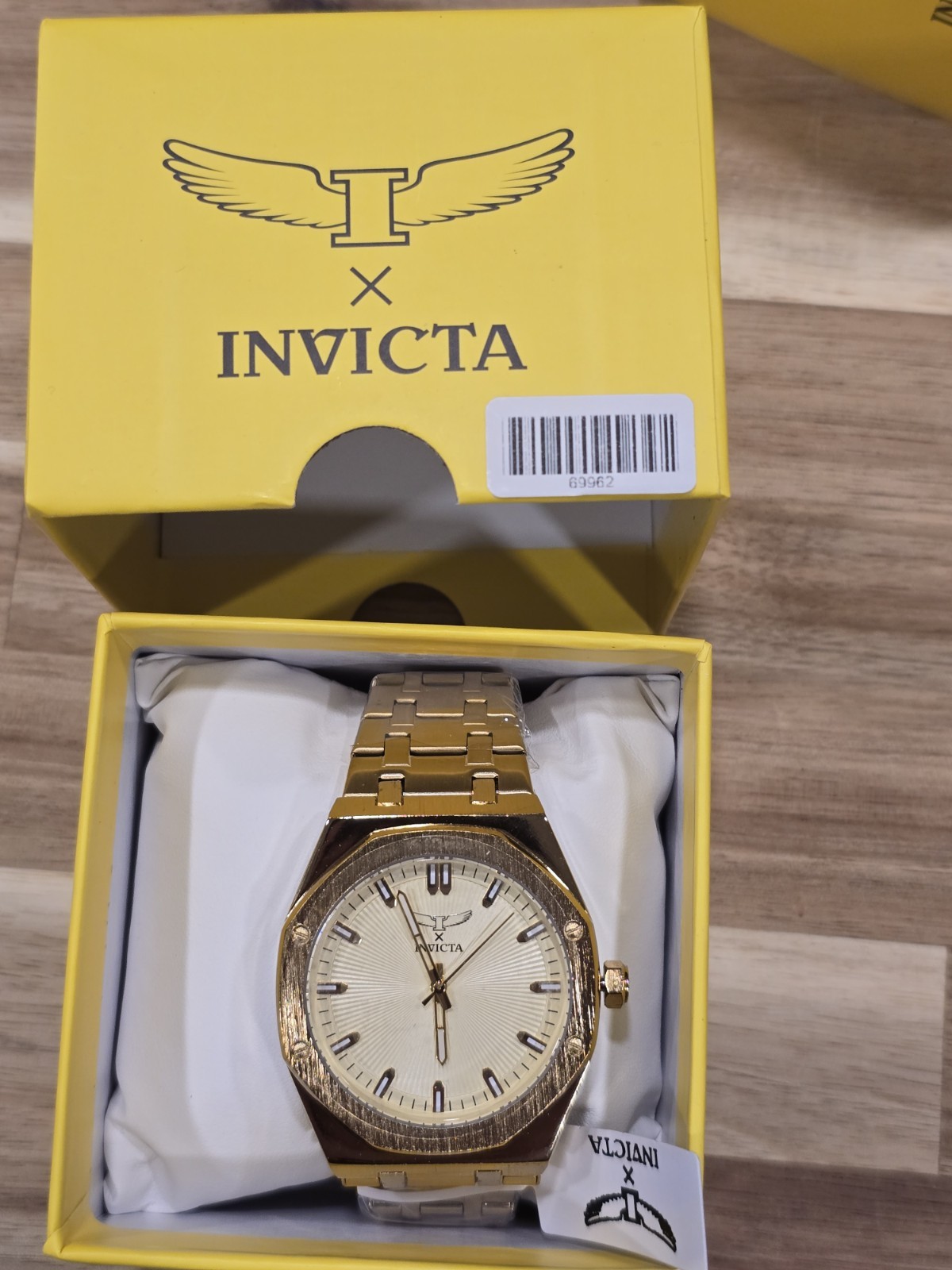 Invicta Specialty I by Invicta Men’s Watch – 42mm 69962 Gold W/Gold Dial New!