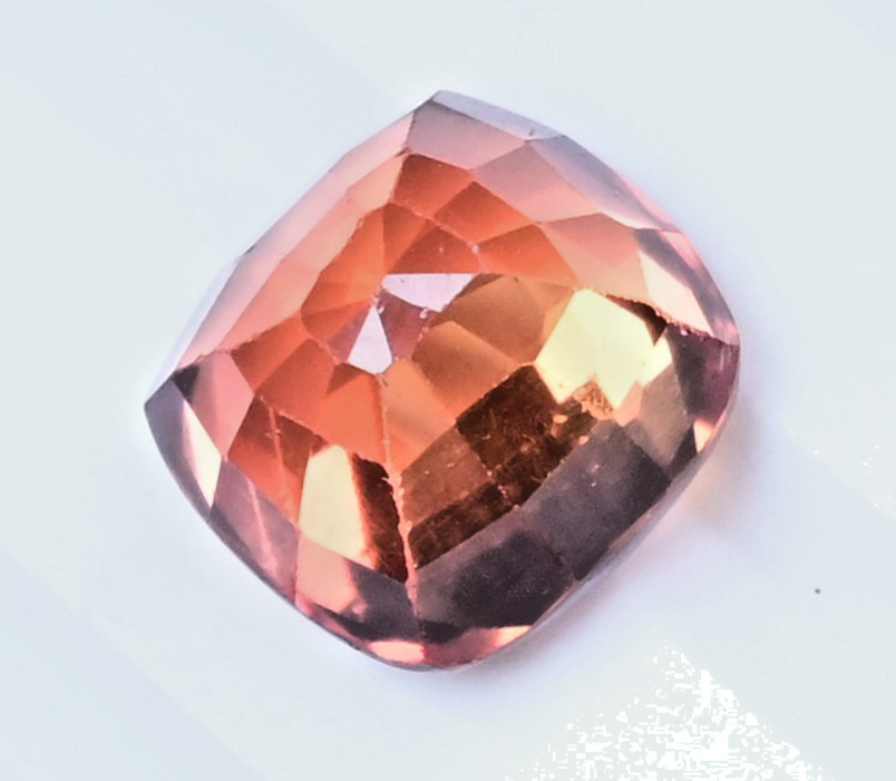 6.05 Ct Natural Myanmar Orange-Red Spinel Flawless Cushion Certified Gemstone