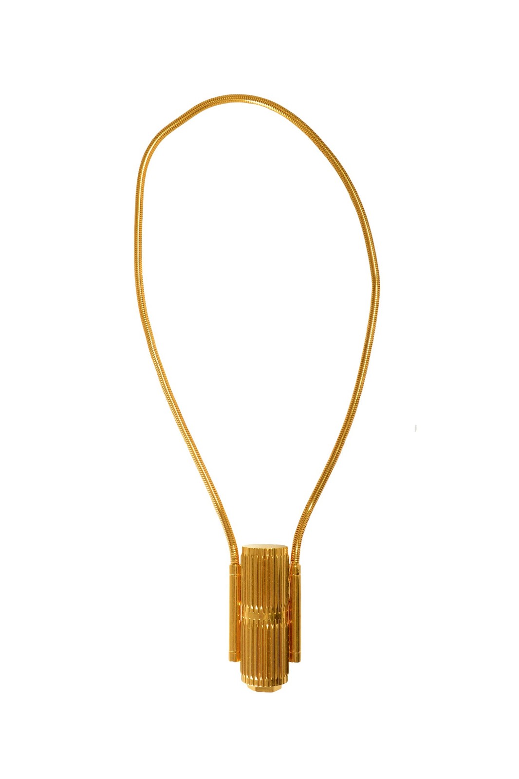 Scuderia Ferrari Gold Color Circuit Necklace Racing Capsule