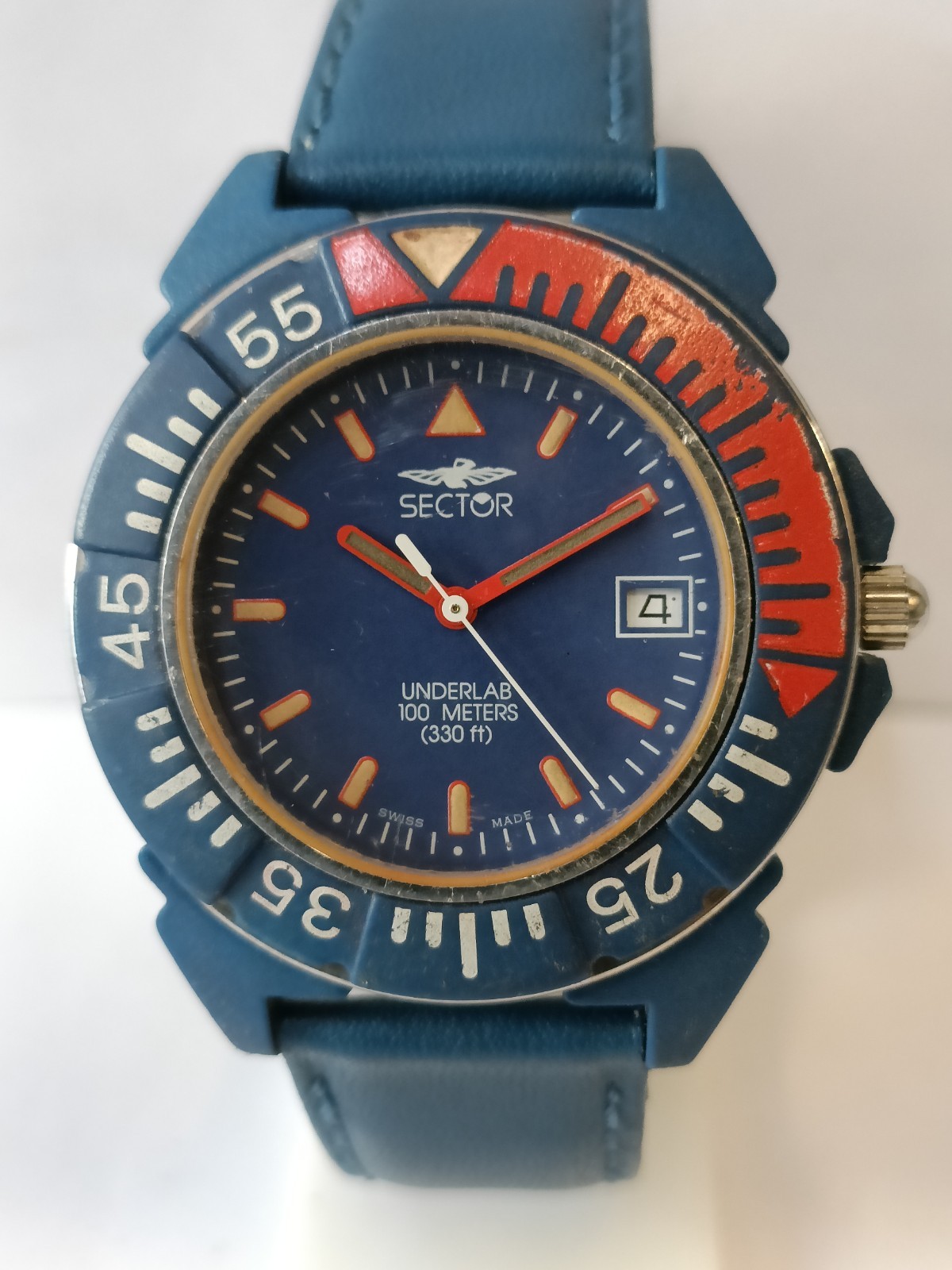 SECTOR NO LIMITS QUARTZ BLUE DIAL SWISS MEN’S WORKING CONDITION