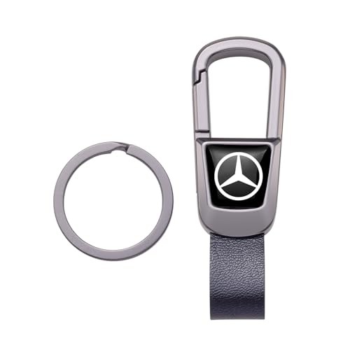 leather car keychain set for Mercedes-Benz men and women family Ag-black-04