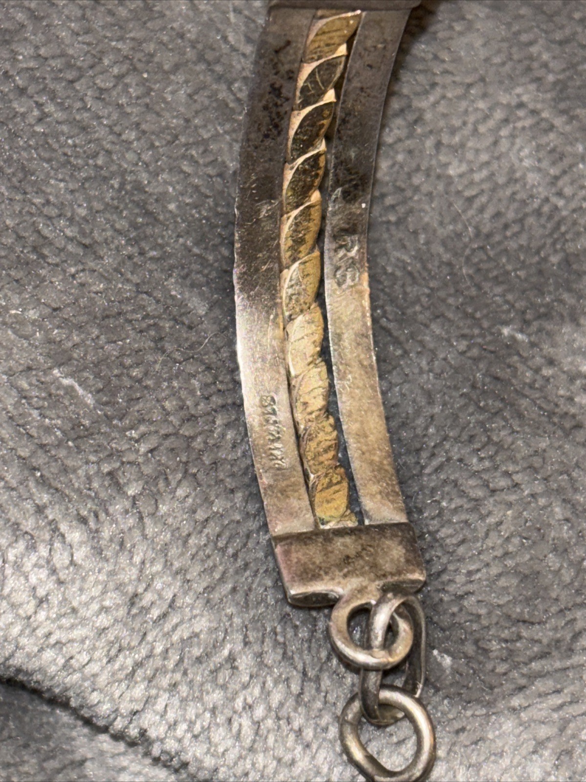 Roger Skeet Jr Sterling silver Watch Band New Battery