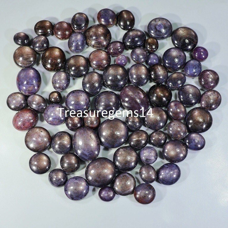 250 Crt WHOLESALE LOT RUBY STAR SAPPHIRE CABOCHON GEMSTONE AAAA