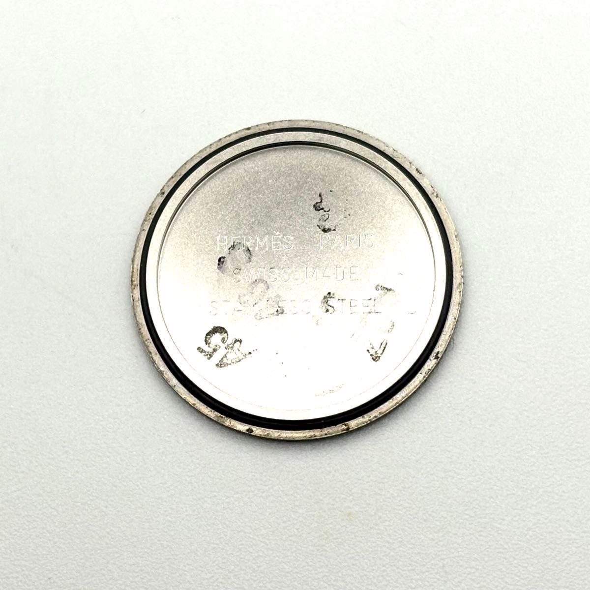 [B1P] HERMES Pass Pass PP1.410 Shell Logo Quartz Watch [x6n]