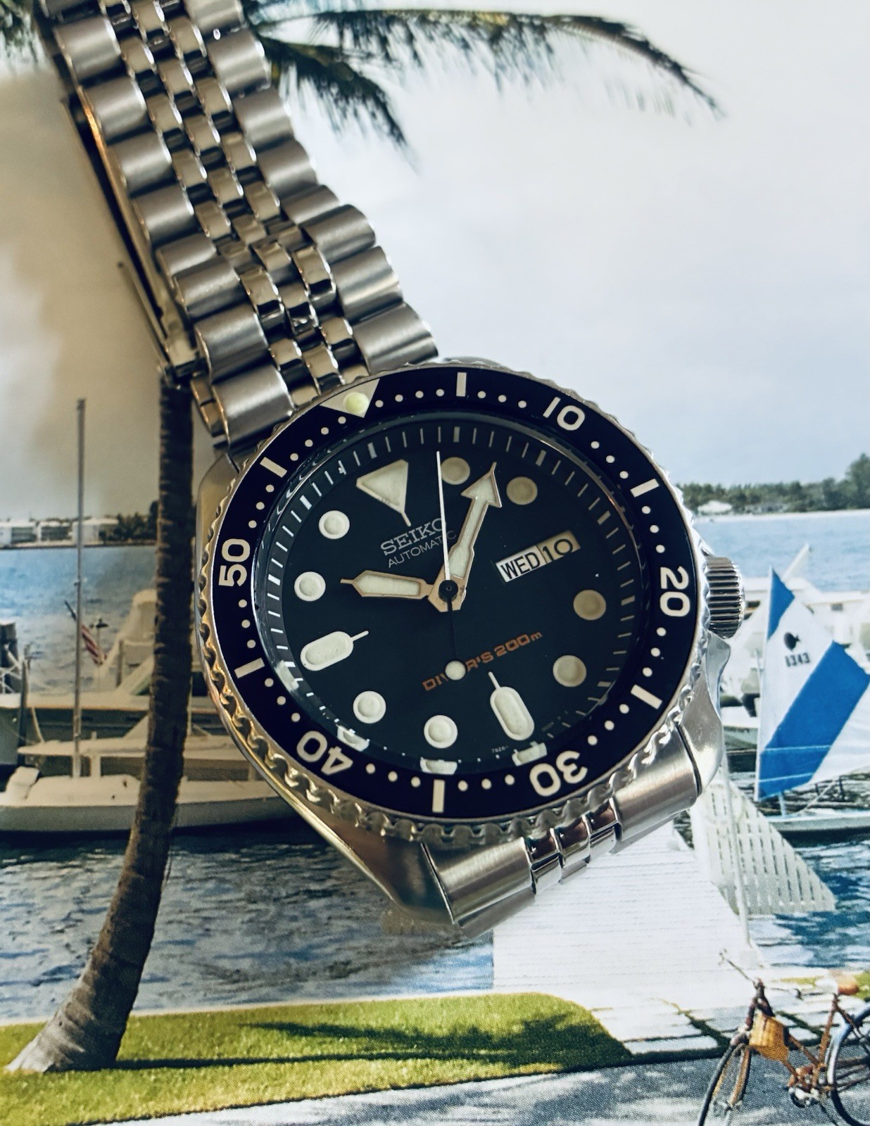 2007 SEIKO 21J 7S26 0020 SKX007 AUTO 200m MENS ORIG DIVER’S WATCH, ..EXL COND