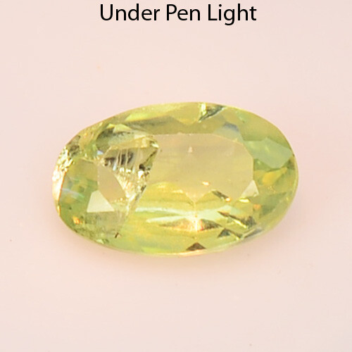 0.36Ct UNHEATED UNDER UV LIGHT COLOR CHANGE ALEXANDRITE FROM SRILANKA