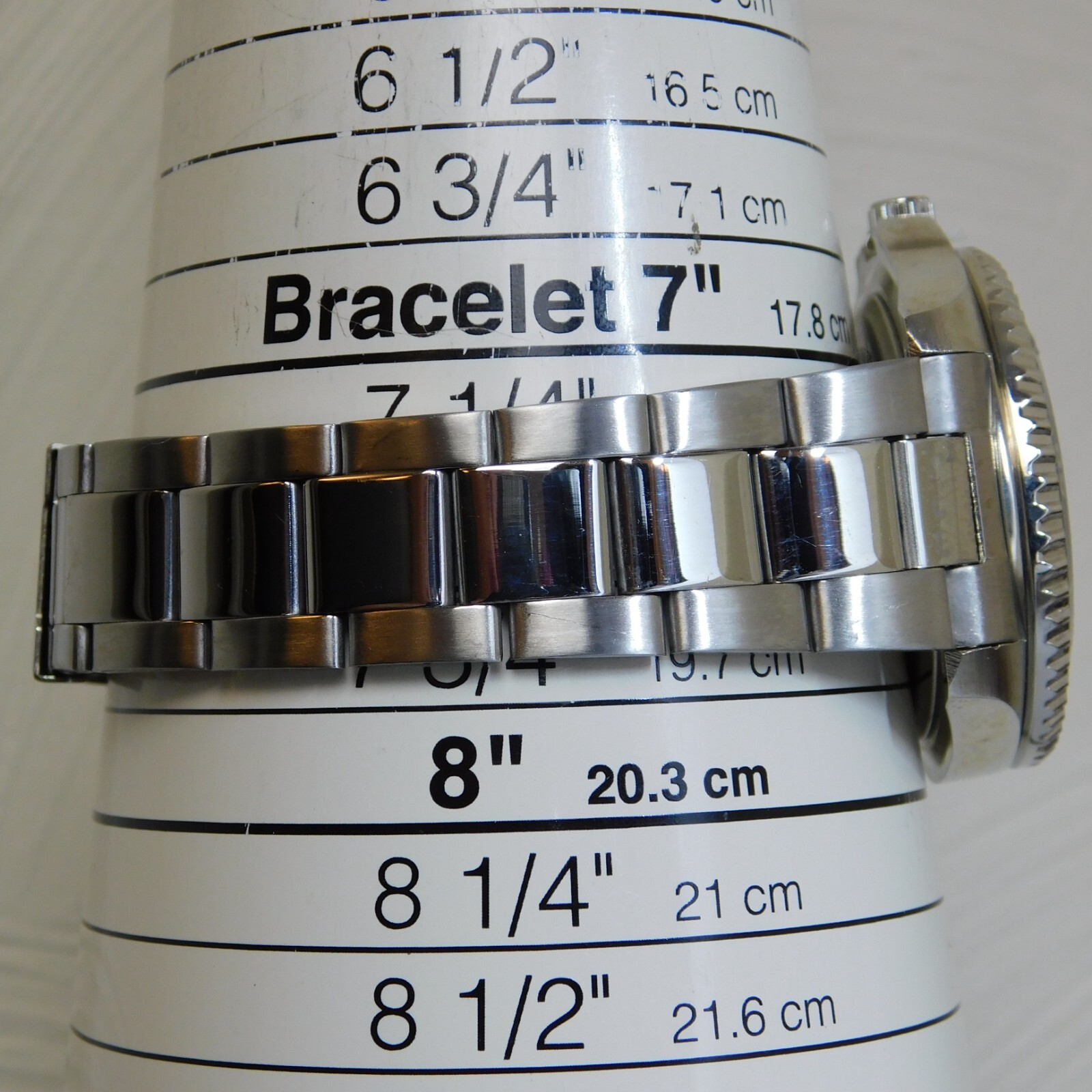 ACCUTIME WATCH CORP. A606-36 Quartz Analog Men’s Watch Sz. 7 1/2″ New Battery