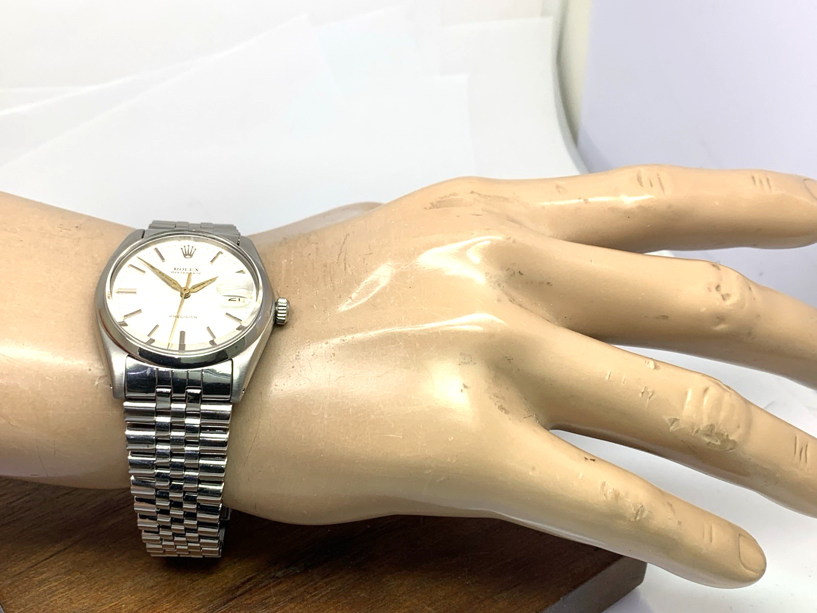 Rolex OysterDate Men’s Watch 6694 Swiss Mechanical 60’s Silver Stainless Steel