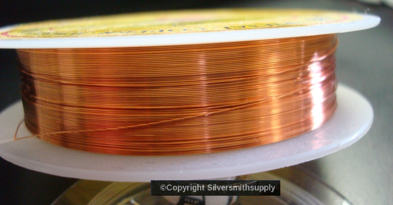28ga Rose Gold plated copper round wire 68′ .3mm .012 create wire jewelry PW031