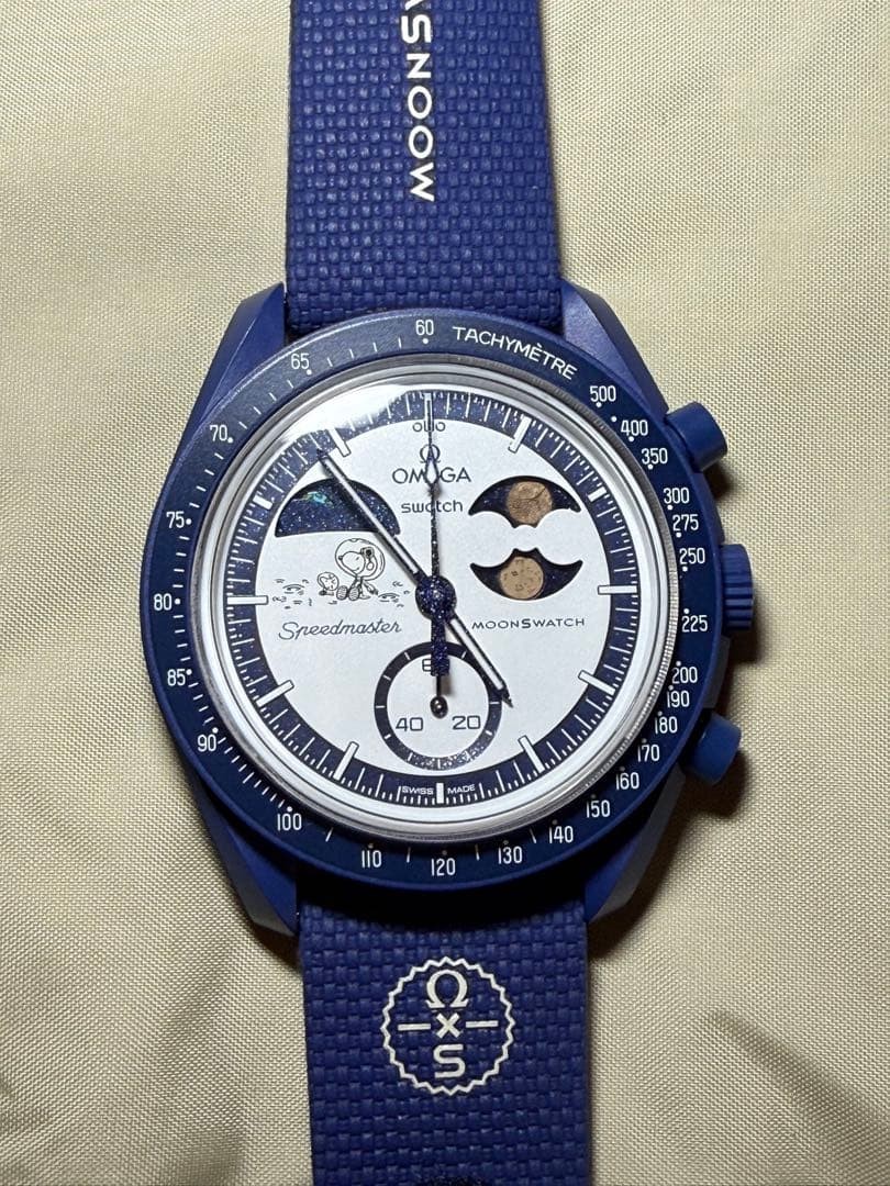 Mint Omega Swatch Moonshine Gold Mission Moon Moonswatch Auth Japan
