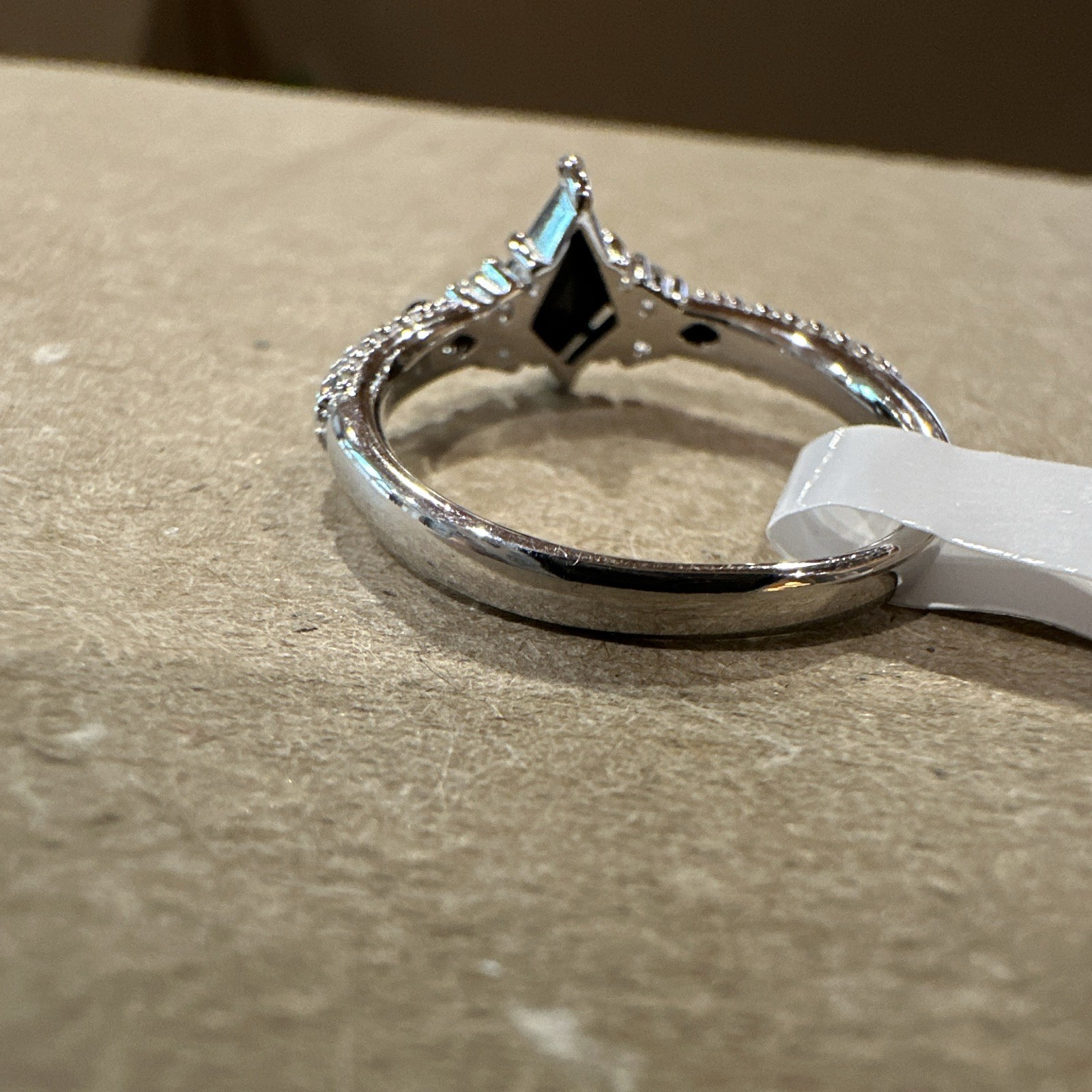 Ring Bomb Party RBP5015 Sterling Club Ring Sz 6 925 Sterling Silver Onyx & CZ