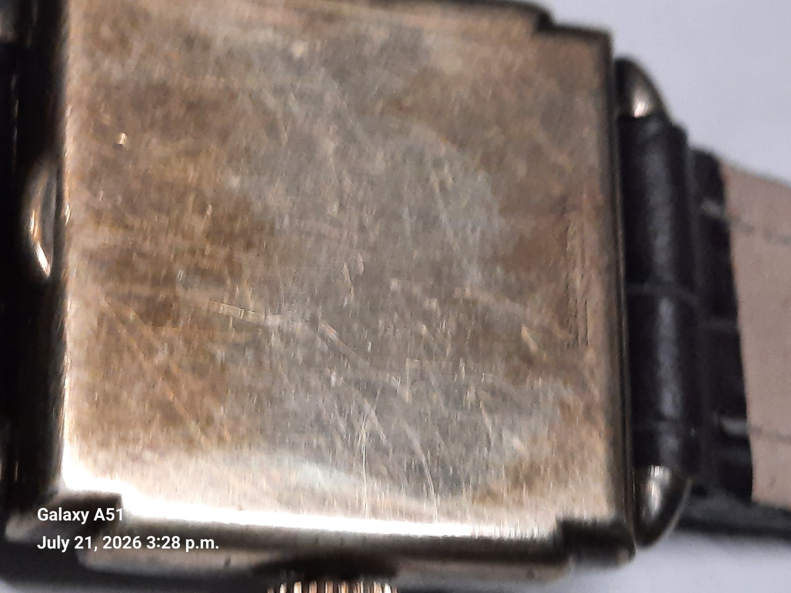VINTAGE WITTNAUER 15J ART-DECO WATCH, MAN WIND, RUNS