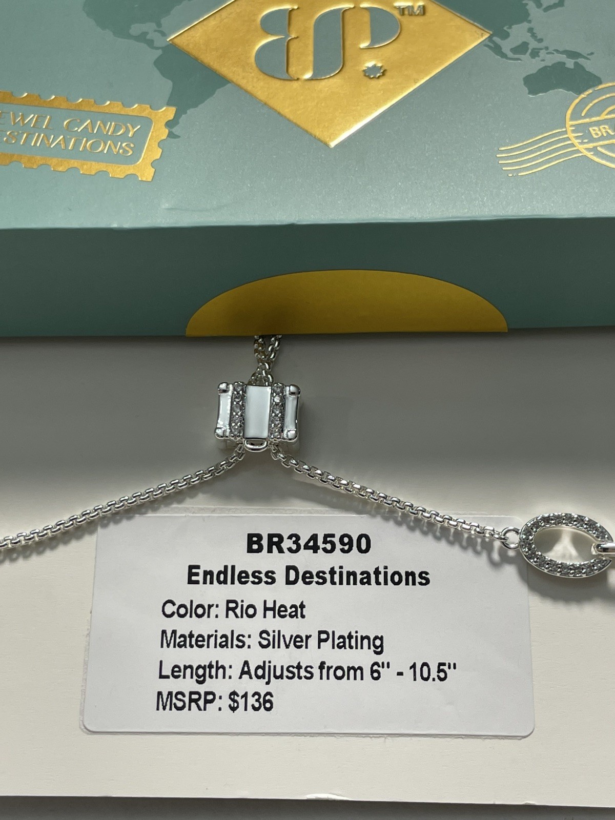 Bomb Party Jewel Candy Bracelet – BR34590 Endless Destinations – Rio Heat, Pinks