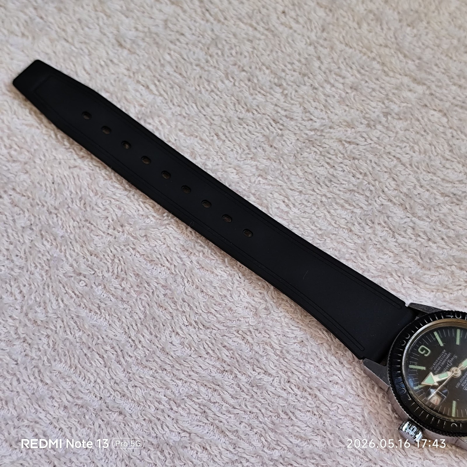 Vintage Mortima Super Datomatic 17 Jewels Mechanical Skindiver Watch – 1970s
